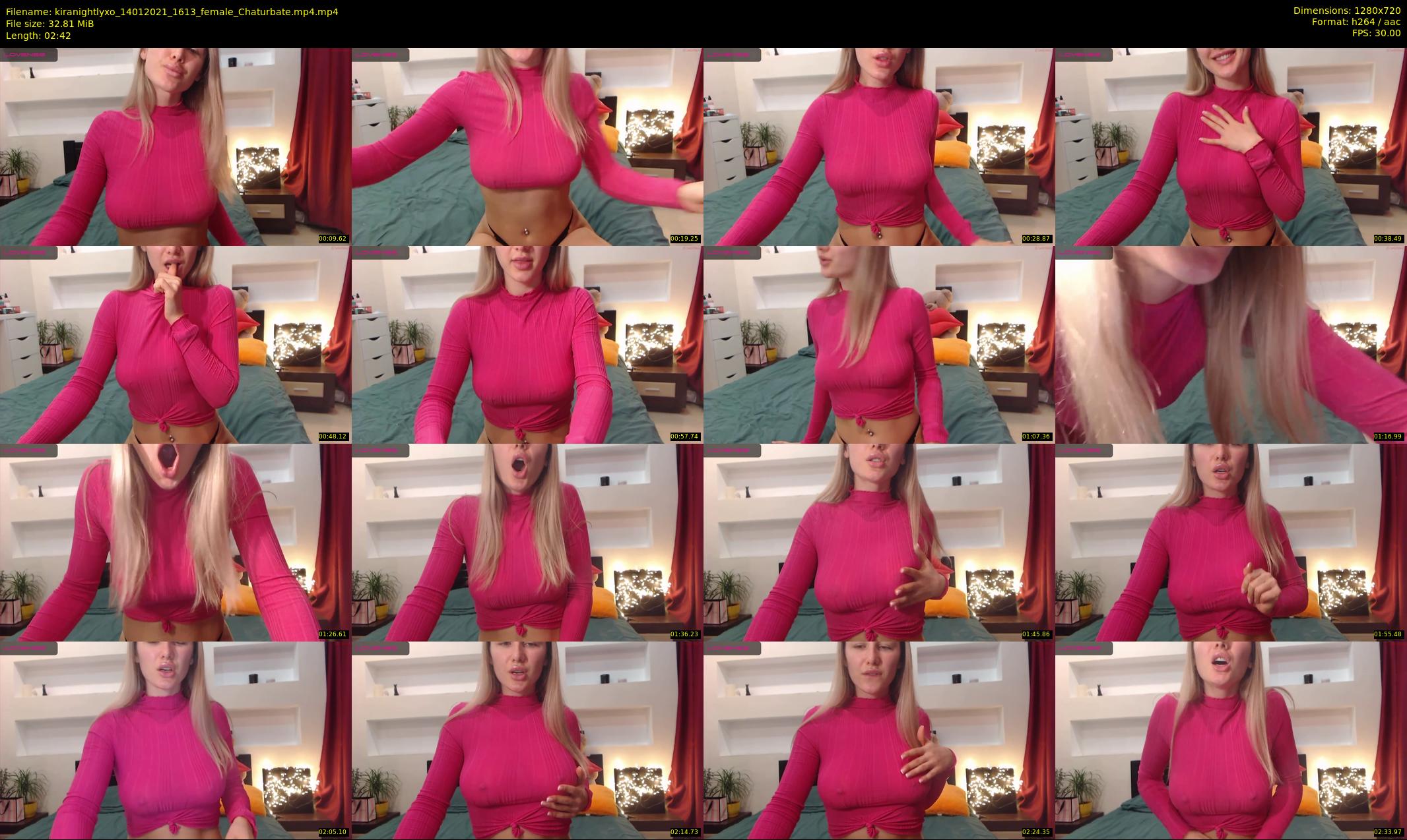 kiranightlyxo — 3 minute Chaturbate female cam show recording, 720p, Jan 14, 2021