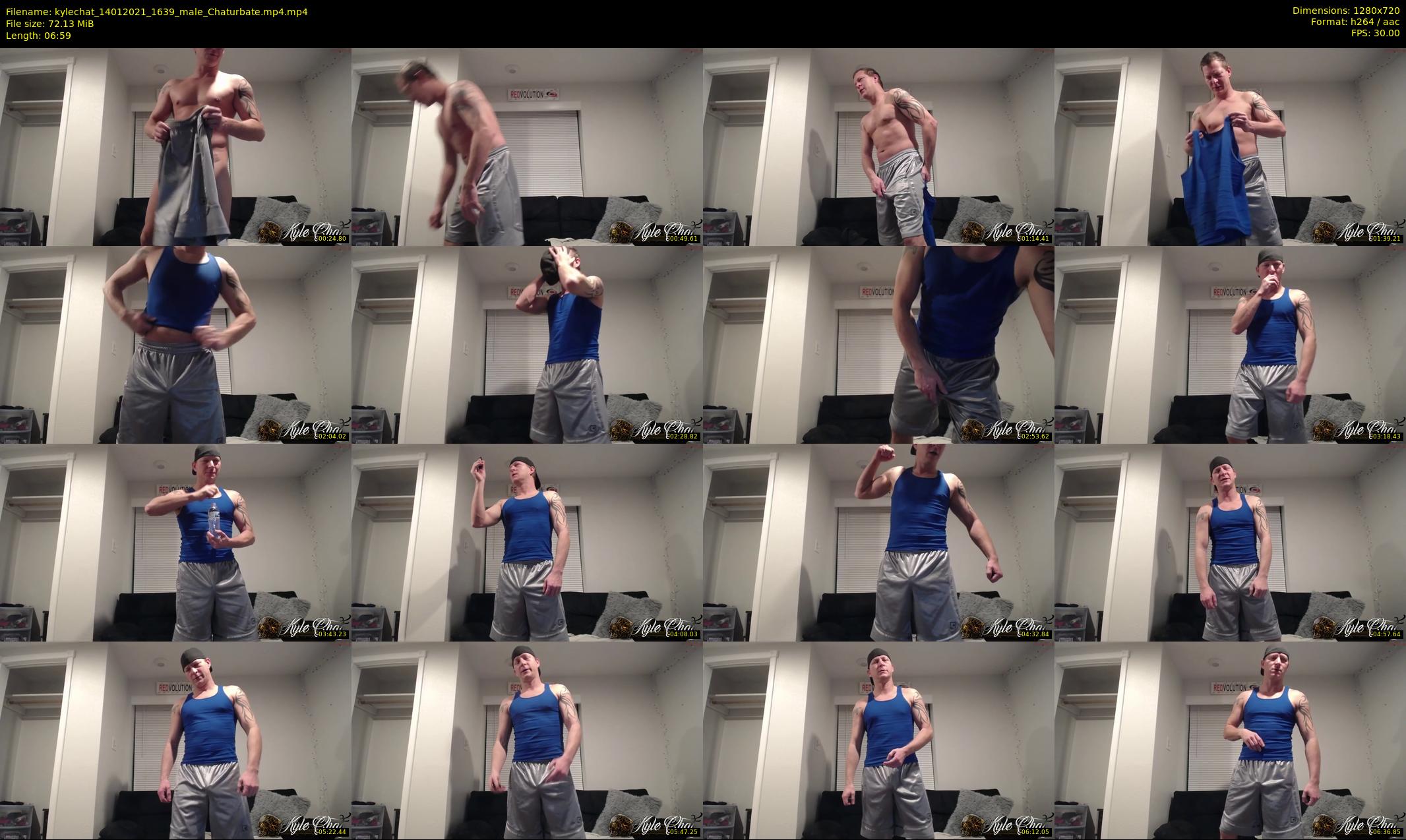 kylechat — 7 minute Chaturbate male cam show recording, 720p, Jan 14, 2021