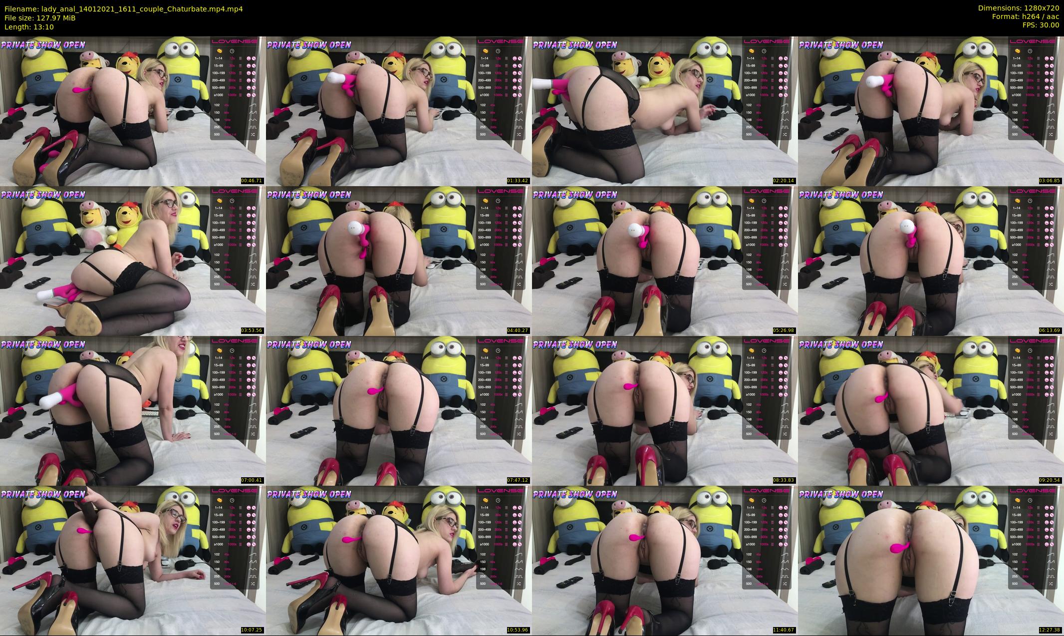 lady_anal — 14 minute Chaturbate female cam show recording, 720p, Jan 14, 2021