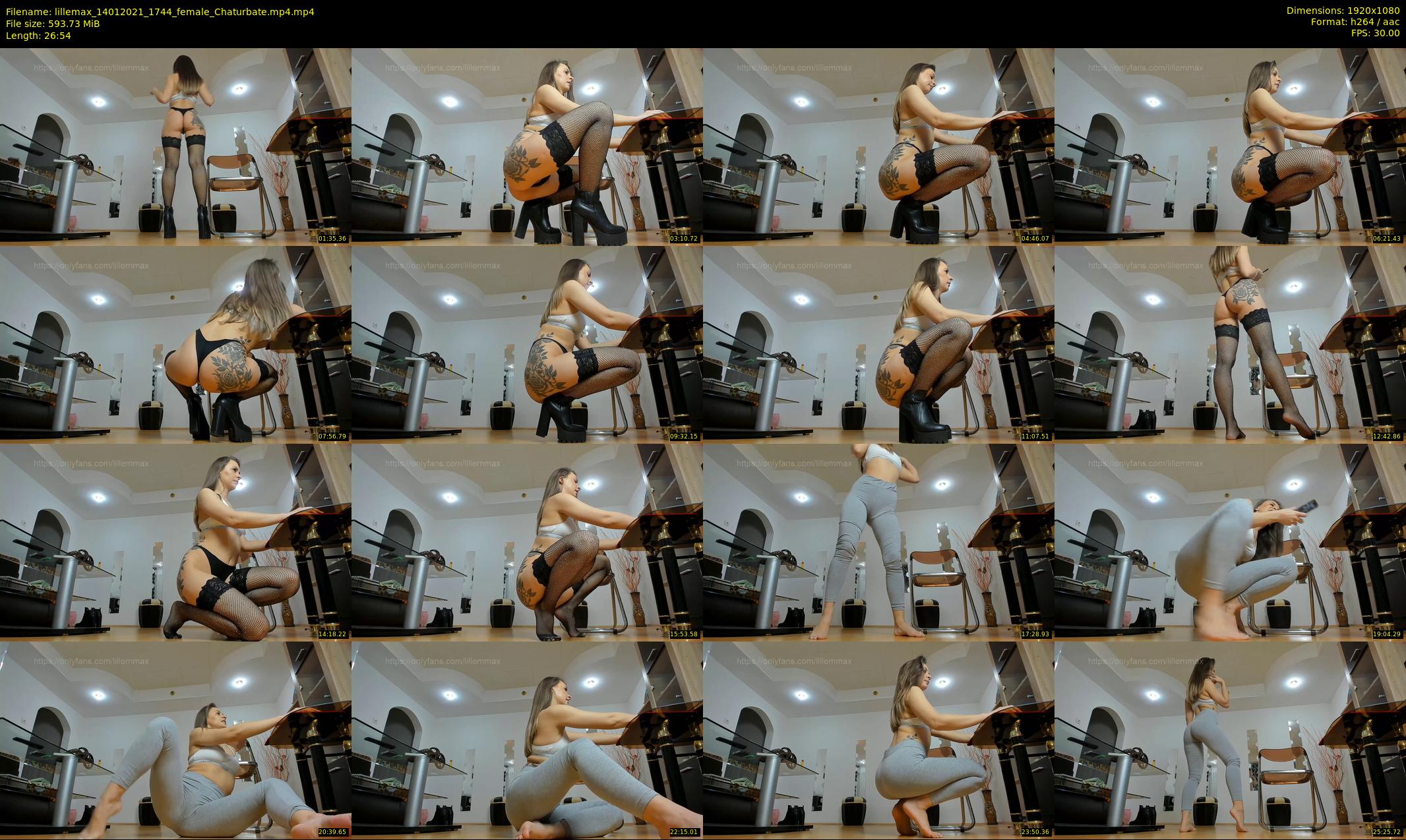 lillemax — 27 minute Chaturbate female cam show recording, 1080p, Jan 14, 2021