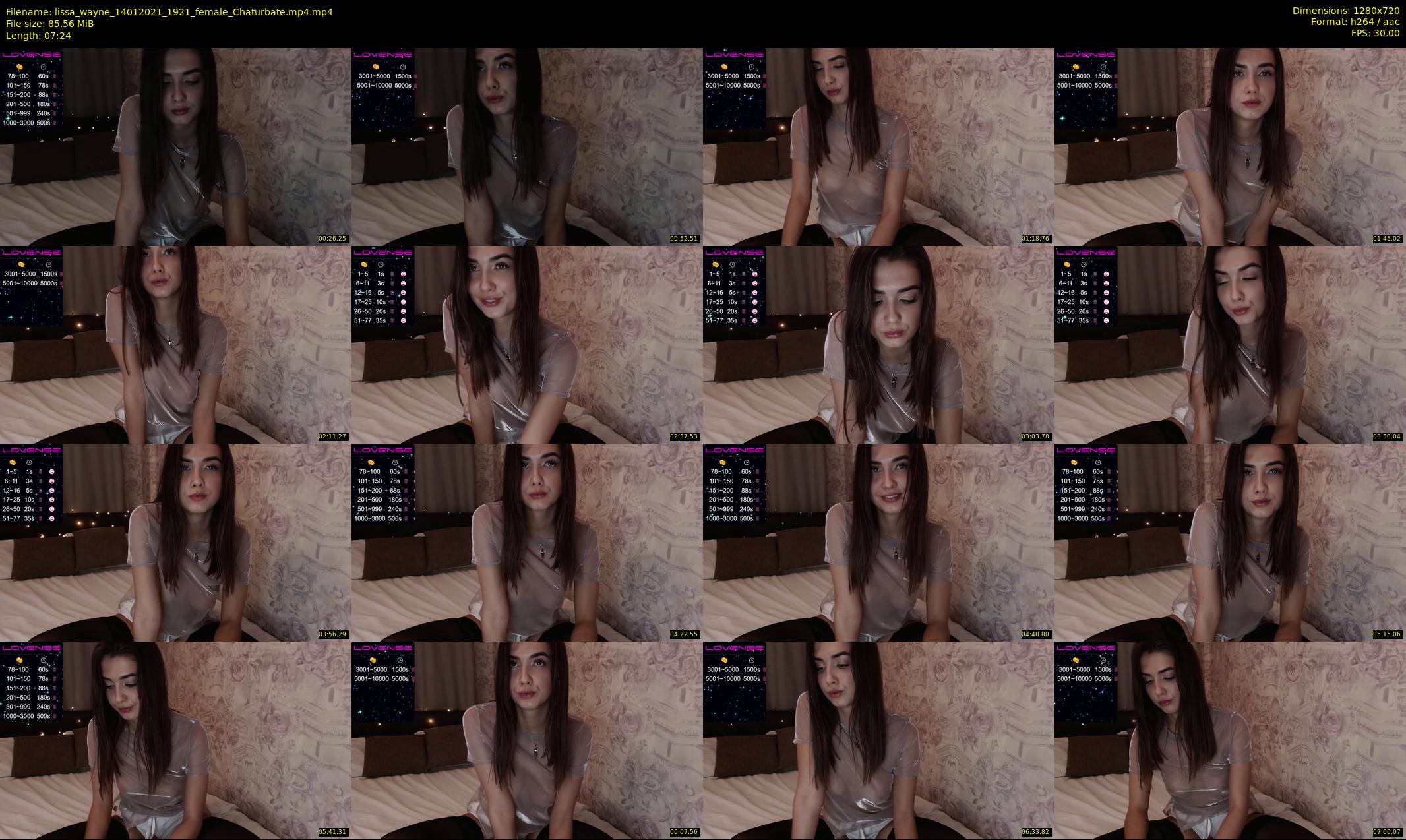 lissa_wayne — 8 minute Chaturbate female cam show recording, 720p, Jan 14, 2021