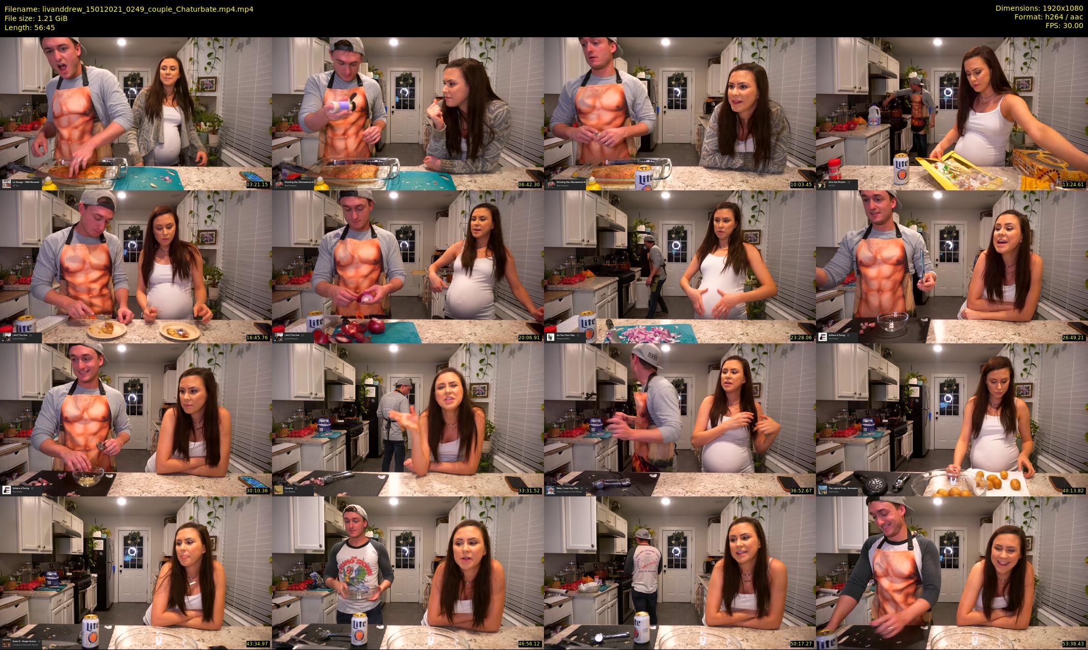 livanddrew — 57 minute Chaturbate couple cam show recording, 1080p, Jan 15, 2021