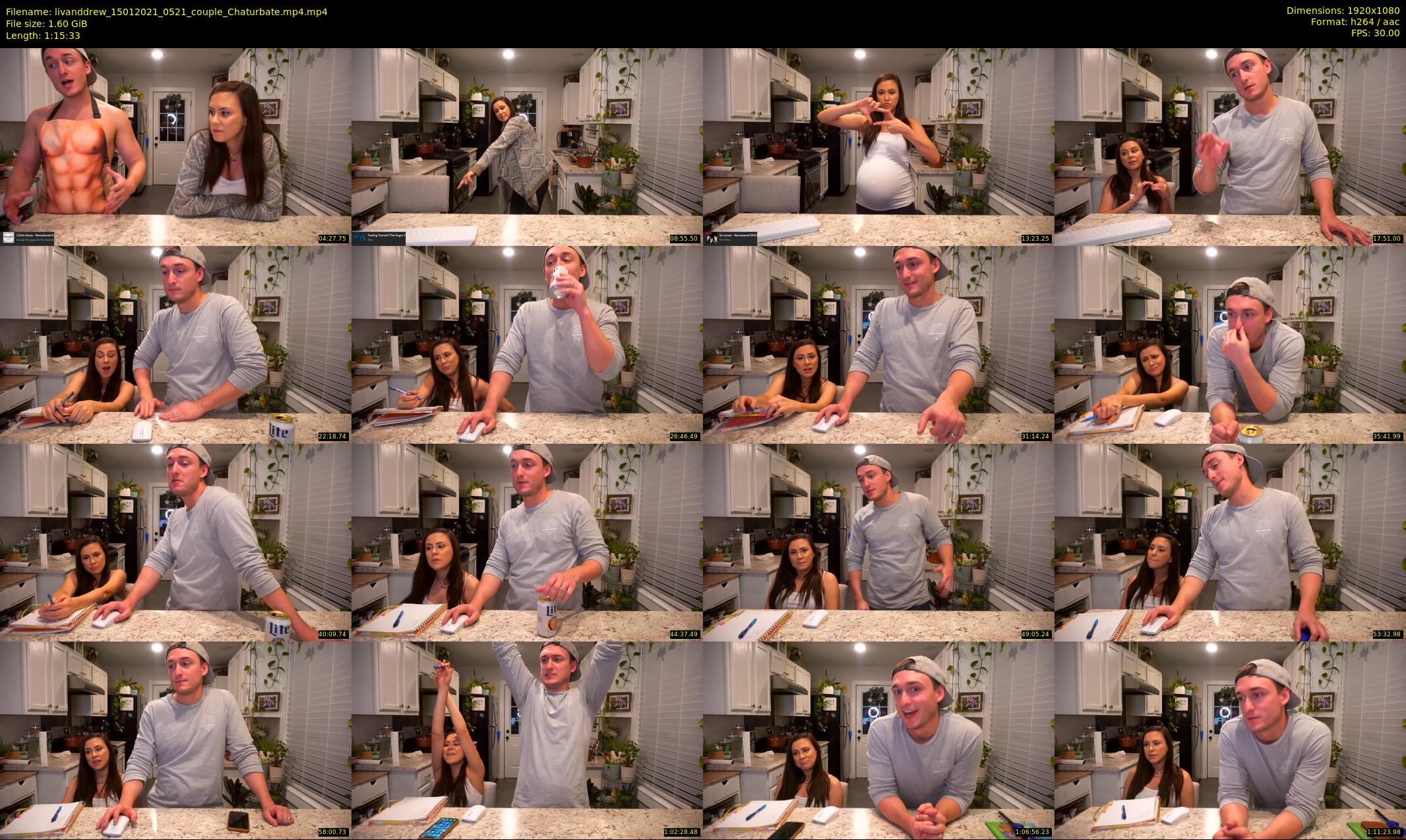 livanddrew — 76 minute Chaturbate couple cam show recording, 1080p, Jan 15, 2021