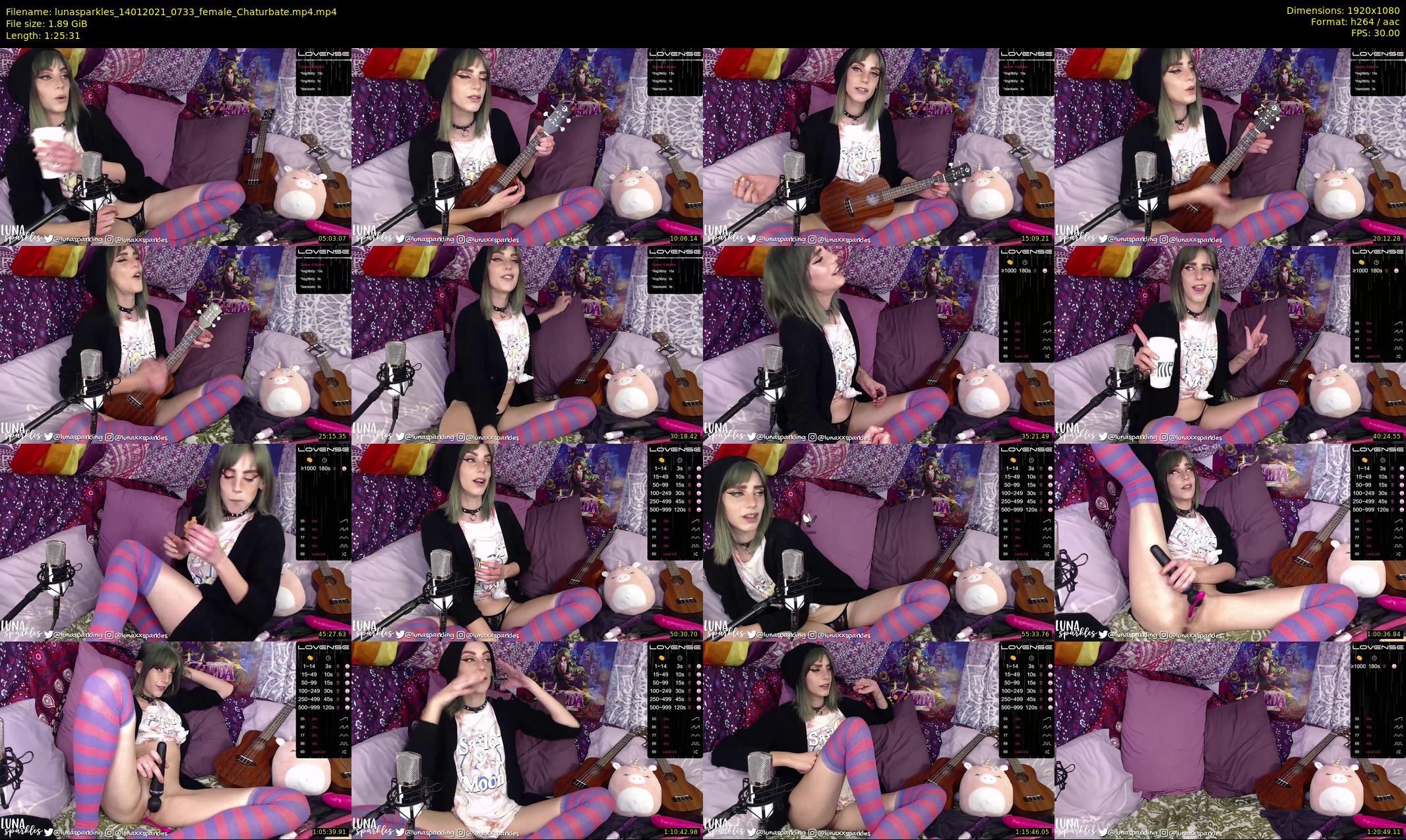 lunasparkles — 86 minute Chaturbate female cam show recording, 1080p, Jan 14, 2021