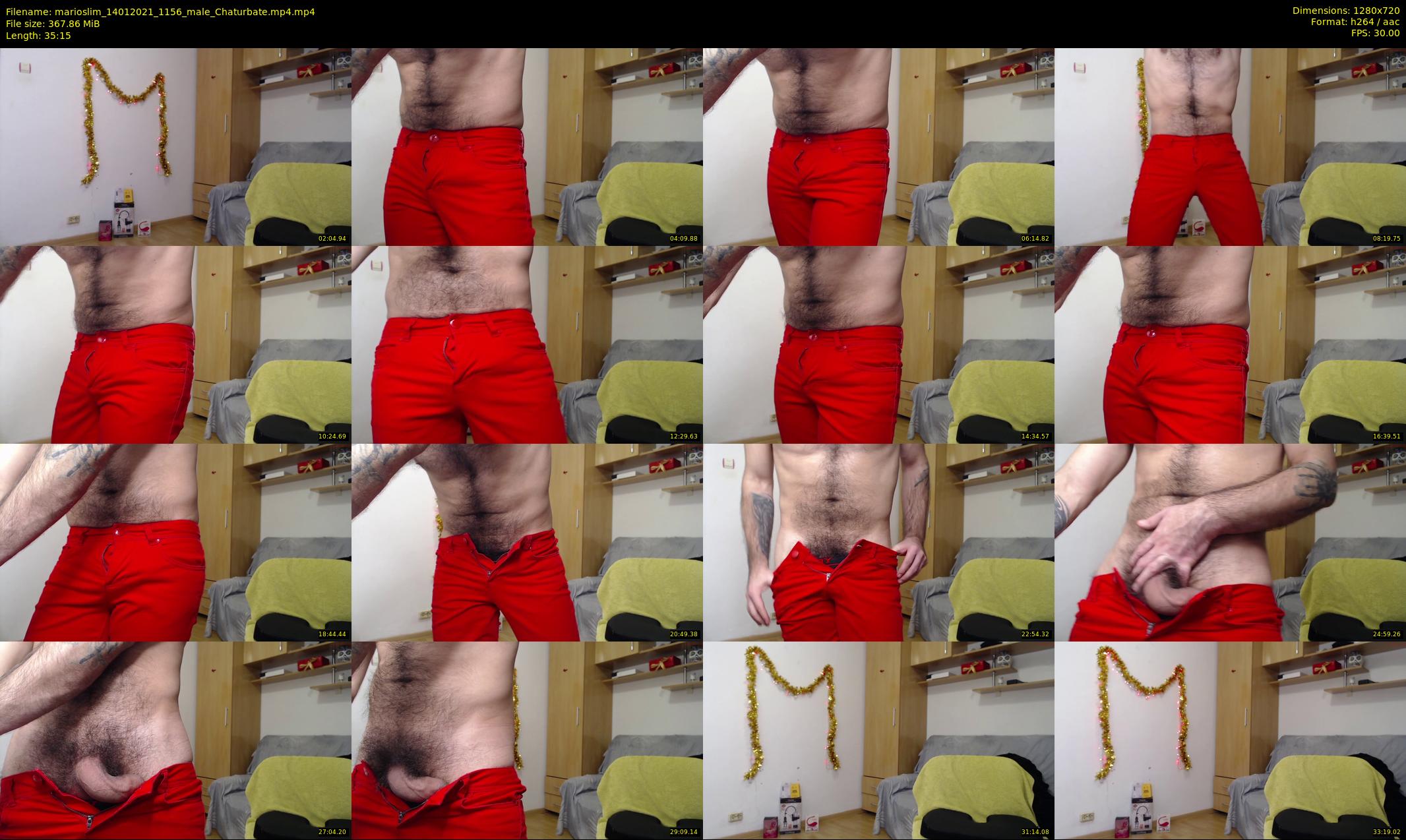 marioslim — 36 minute Chaturbate male cam show recording, 720p, Jan 14, 2021