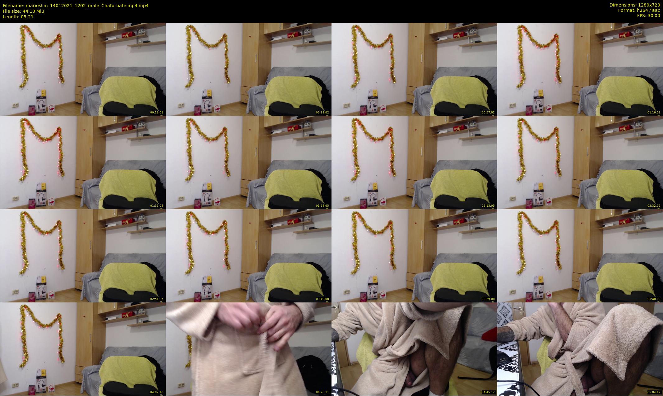 marioslim — 6 minute Chaturbate male cam show recording, 720p, Jan 14, 2021