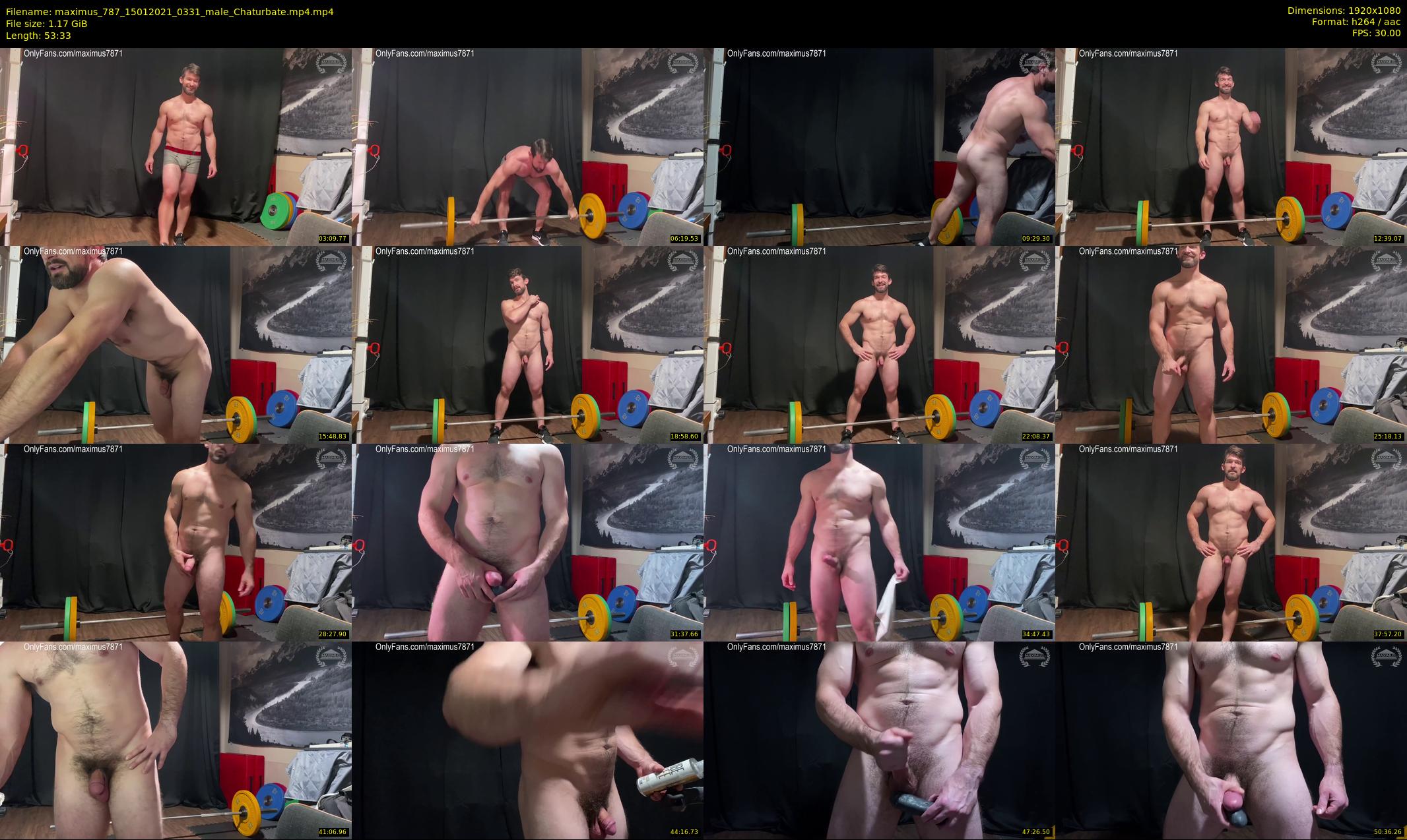 maximus_787 — 54 minute Chaturbate male cam show recording, 1080p, Jan 15, 2021