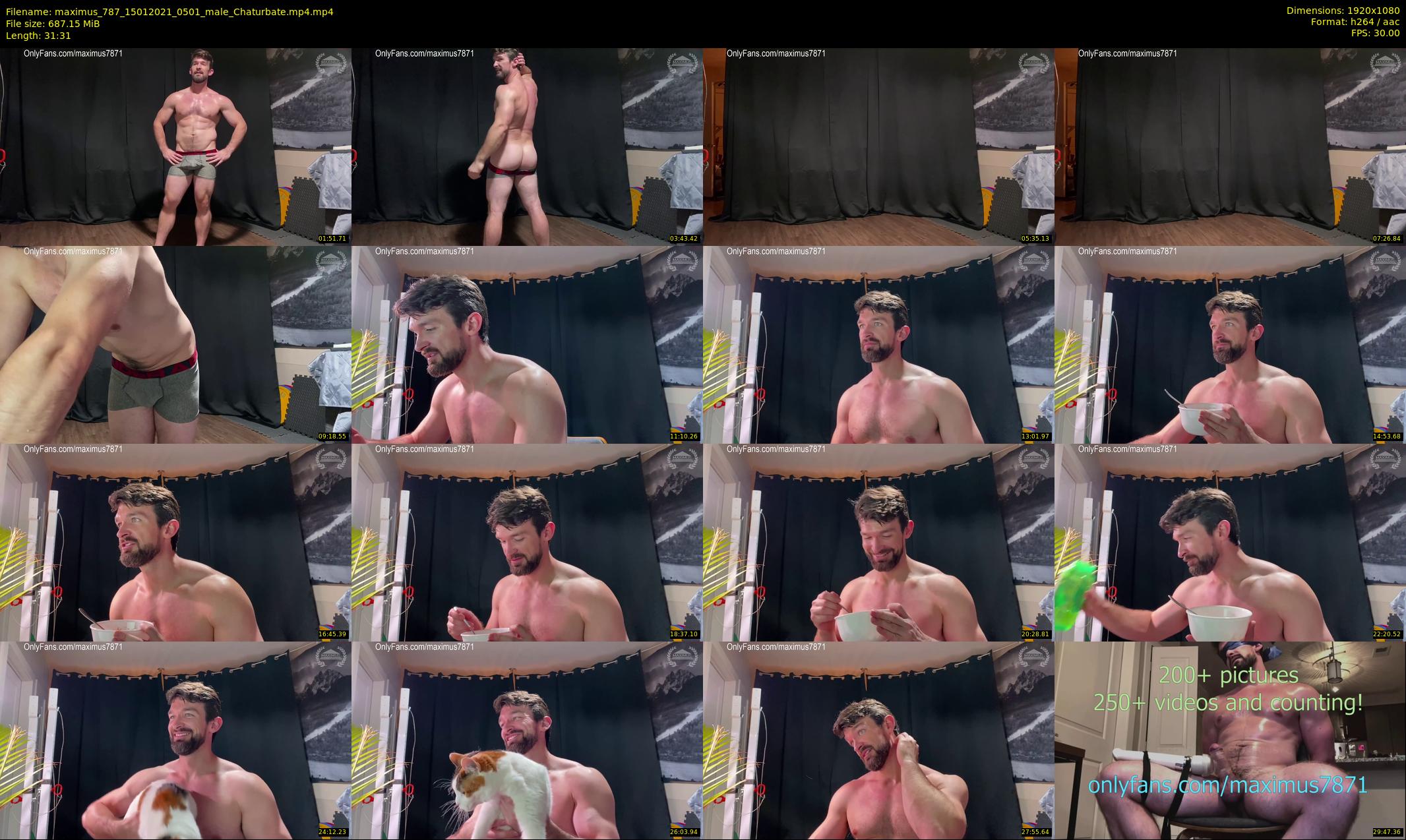 maximus_787 — 32 minute Chaturbate male cam show recording, 1080p, Jan 15, 2021