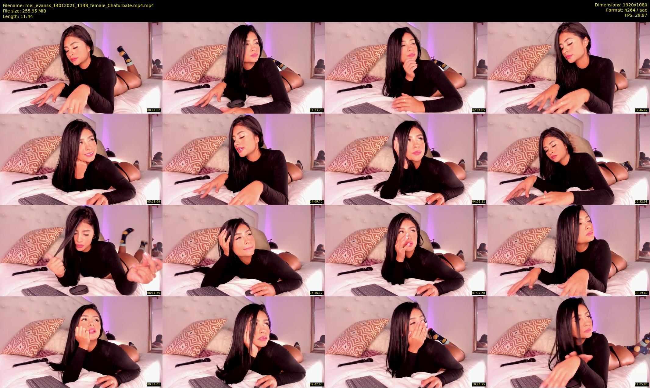 mel_evansx — 12 minute Chaturbate female cam show recording, 1080p, Jan 14, 2021