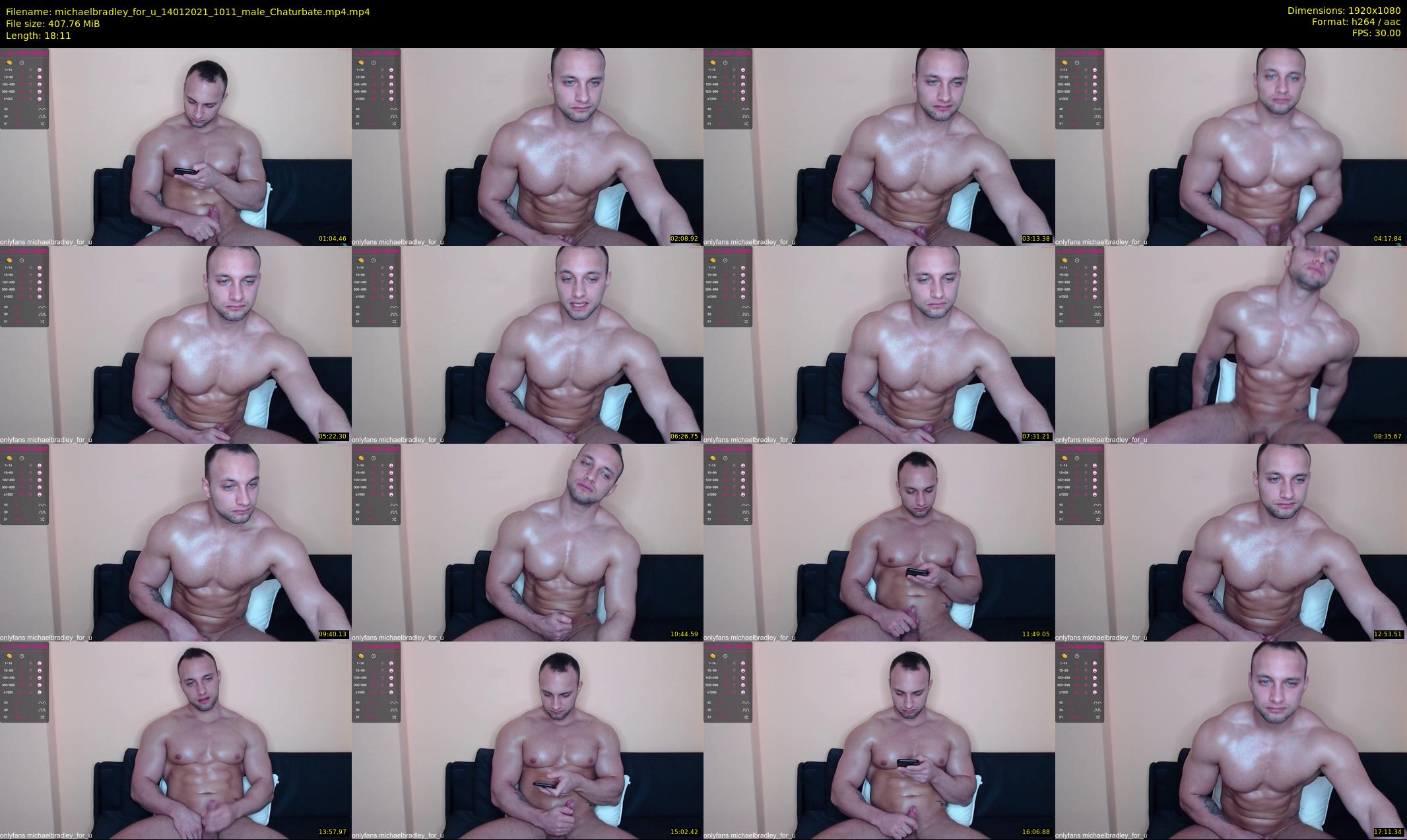 michaelbradley_for_u — 19 minute Chaturbate male cam show recording, 1080p, Jan 14, 2021