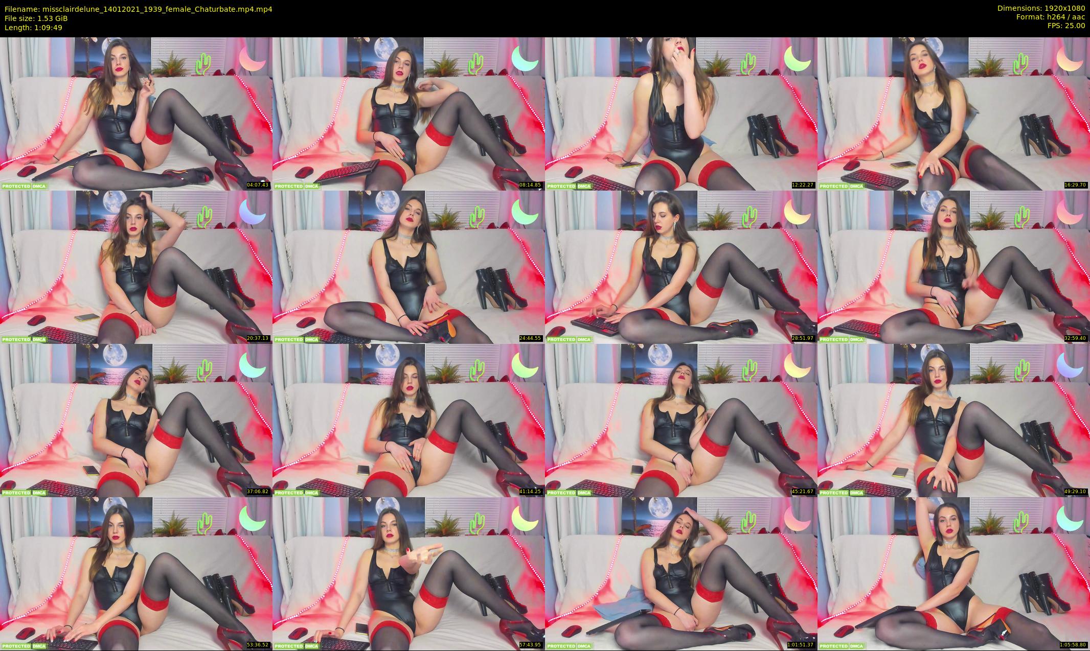 missclairdelune — 70 minute Chaturbate female cam show recording, 1080p, Jan 14, 2021