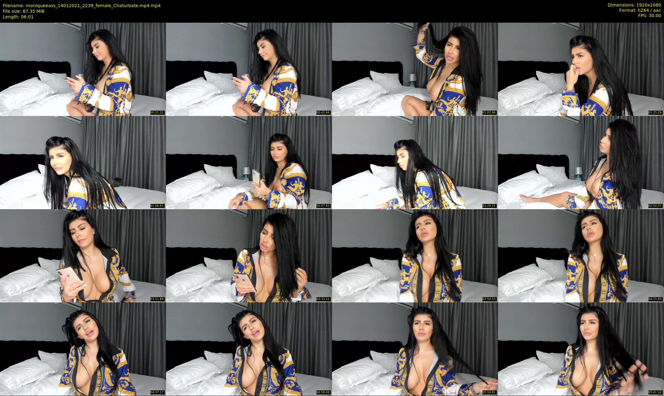 moniqueeass — 7 minute Chaturbate female cam show recording, 1080p, Jan 14, 2021