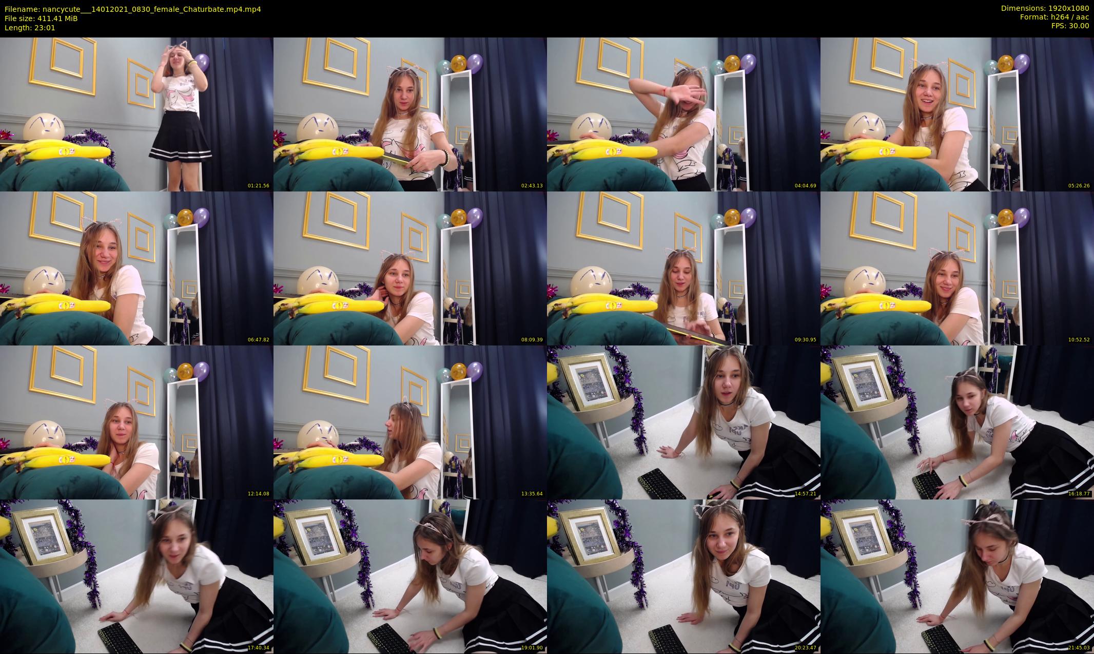 nancycute__ — 24 minute Chaturbate female cam show recording, 1080p, Jan 14, 2021