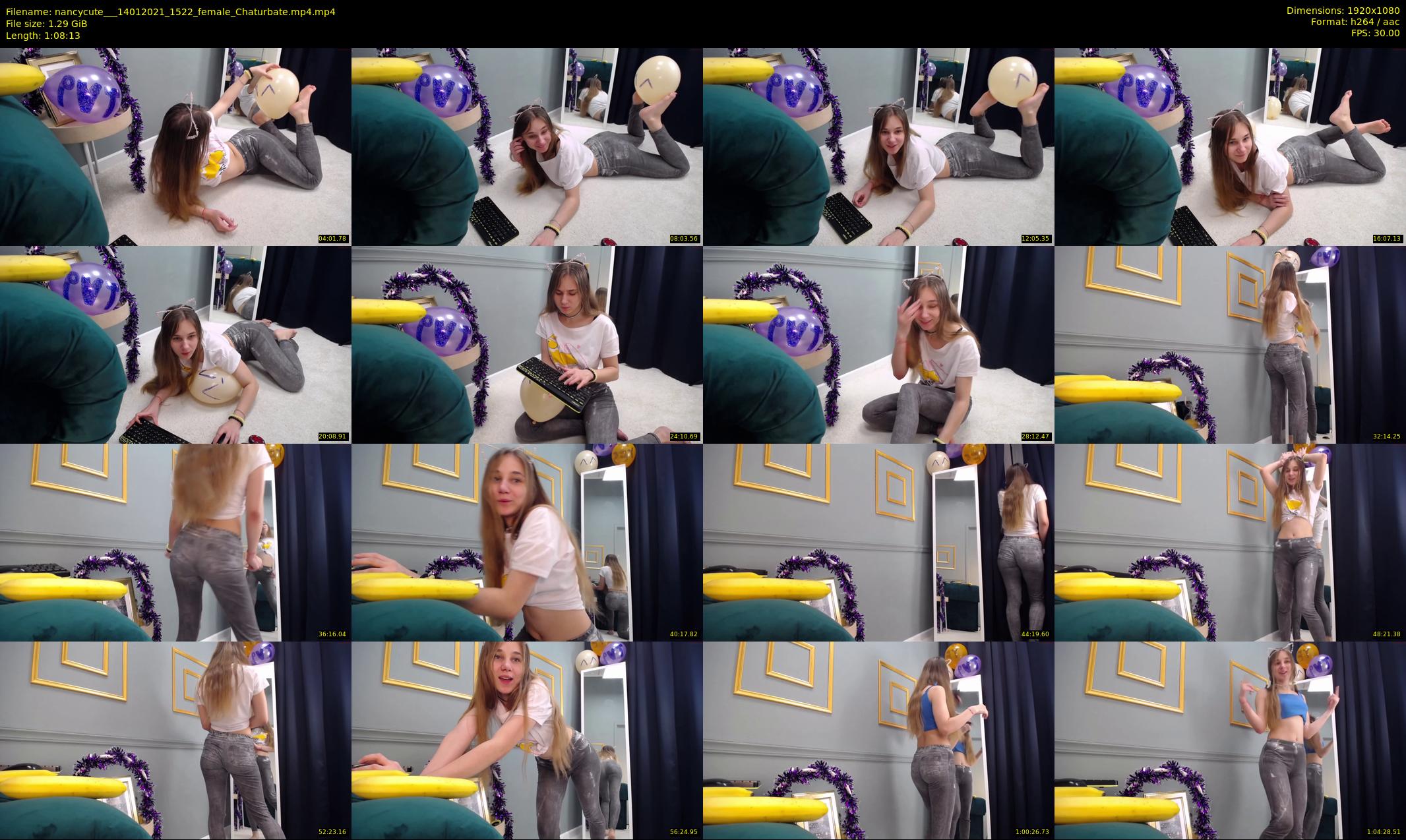 nancycute__ — 69 minute Chaturbate female cam show recording, 1080p, Jan 14, 2021