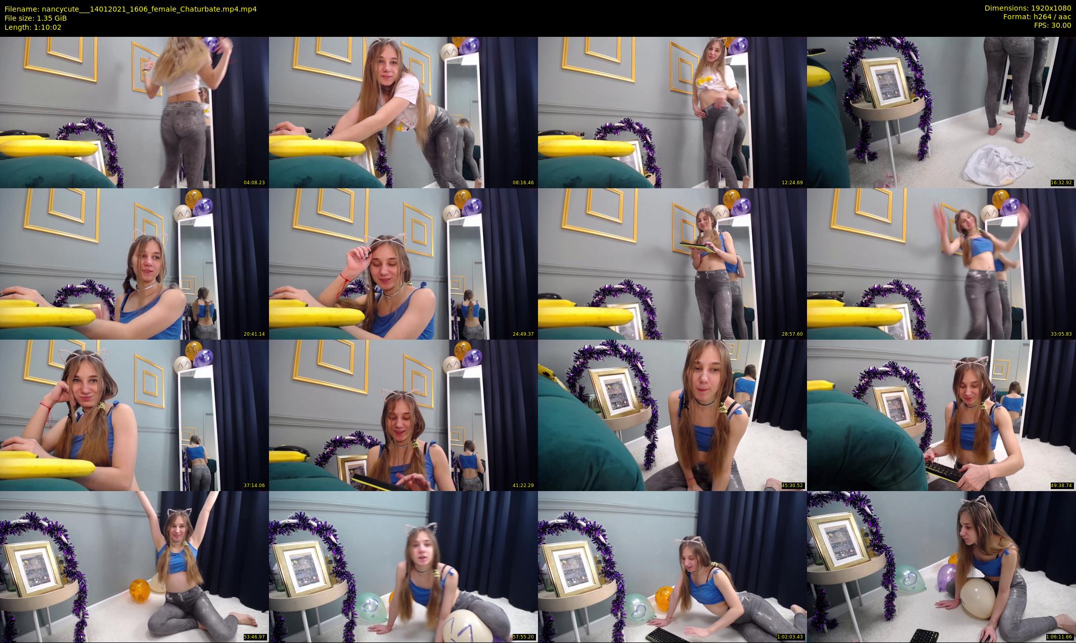 nancycute__ — 71 minute Chaturbate female cam show recording, 1080p, Jan 14, 2021