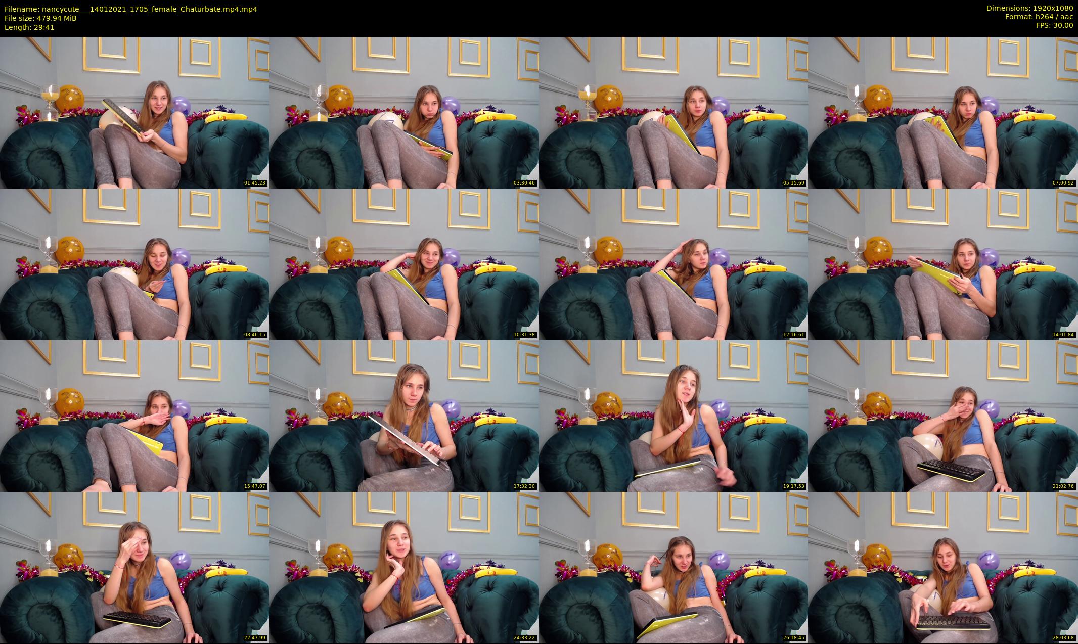 nancycute__ — 30 minute Chaturbate female cam show recording, 1080p, Jan 14, 2021