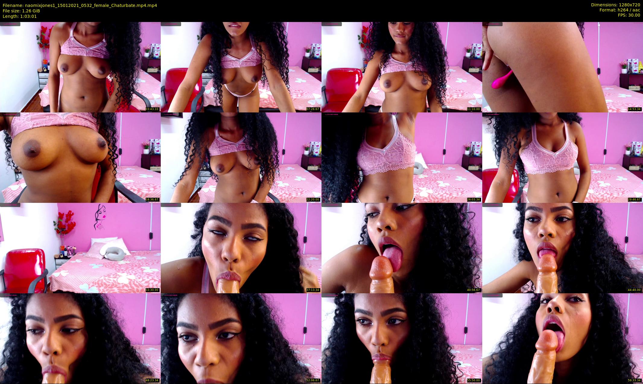 naomixjones1 — 64 minute Chaturbate female cam show recording, 720p, Jan 15, 2021