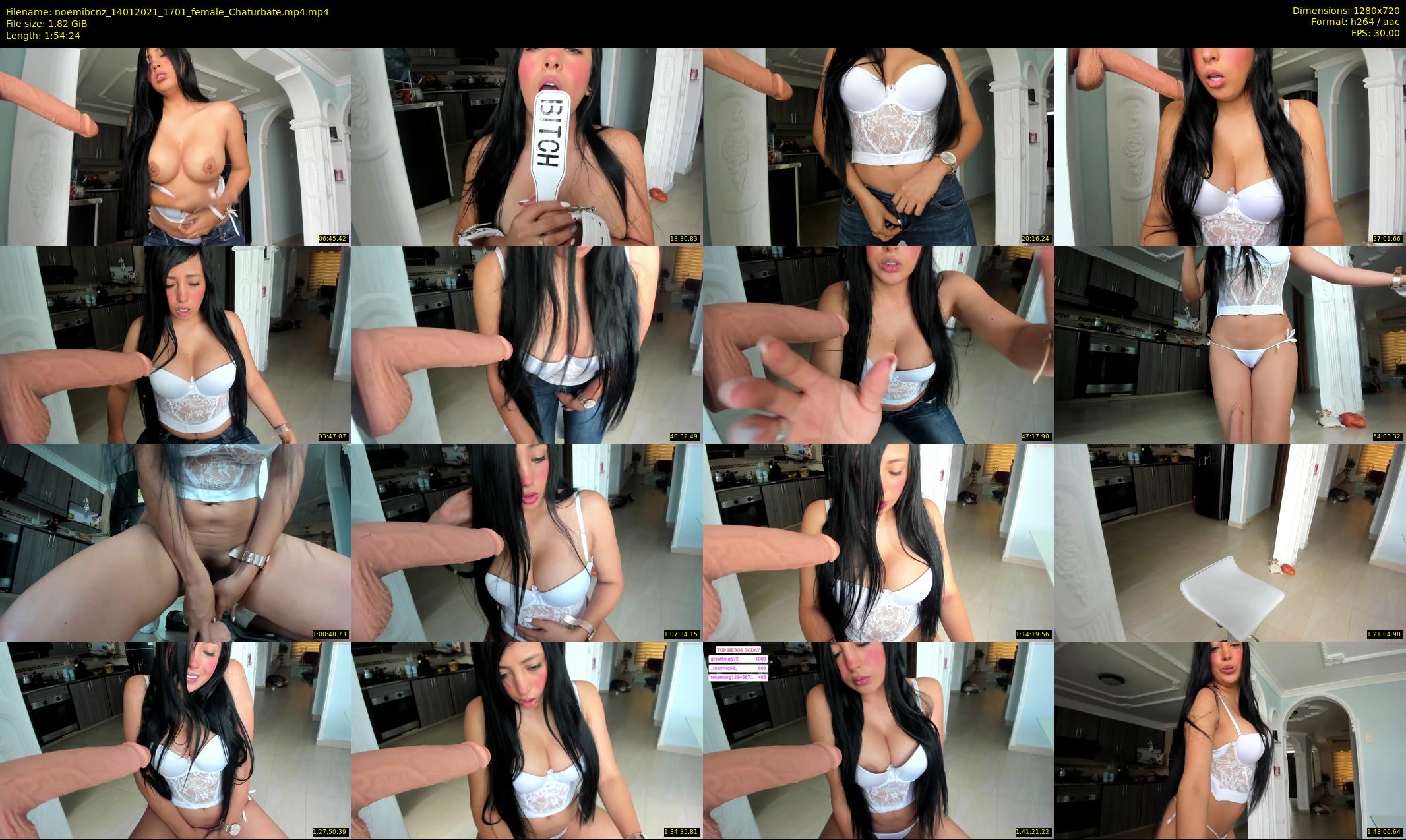 noemibcnz — 115 minute Chaturbate couple cam show recording, 720p, Jan 14, 2021