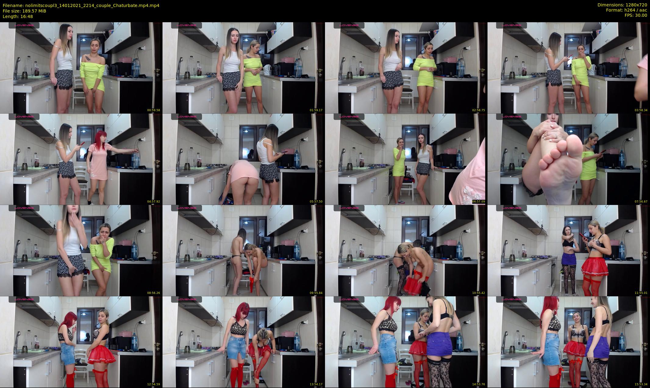 nolimitscoupl3 — 17 minute Chaturbate couple cam show recording, 720p, Jan 14, 2021