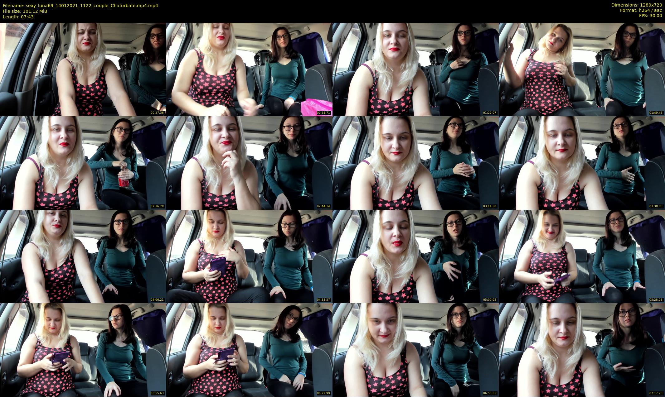 sexy_luna69 — 8 minute Chaturbate couple cam show recording, 720p, Jan 14, 2021