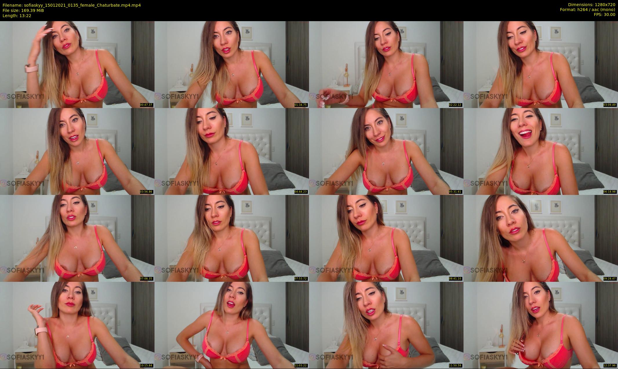 sofiaskyy — 14 minute Chaturbate female cam show recording, 720p, Jan 15, 2021