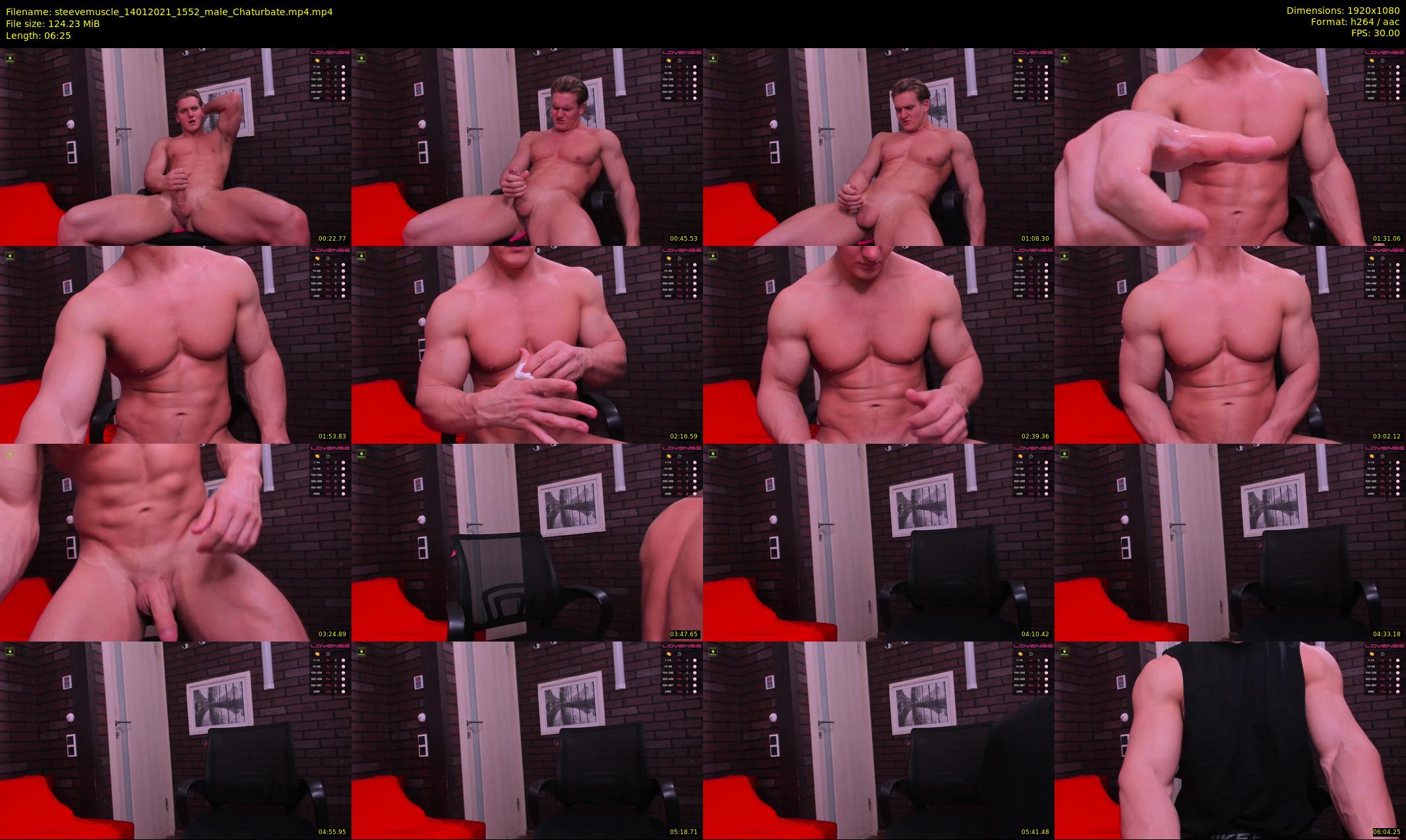 steevemuscle — 7 minute Chaturbate male cam show recording, 1080p, Jan 14, 2021