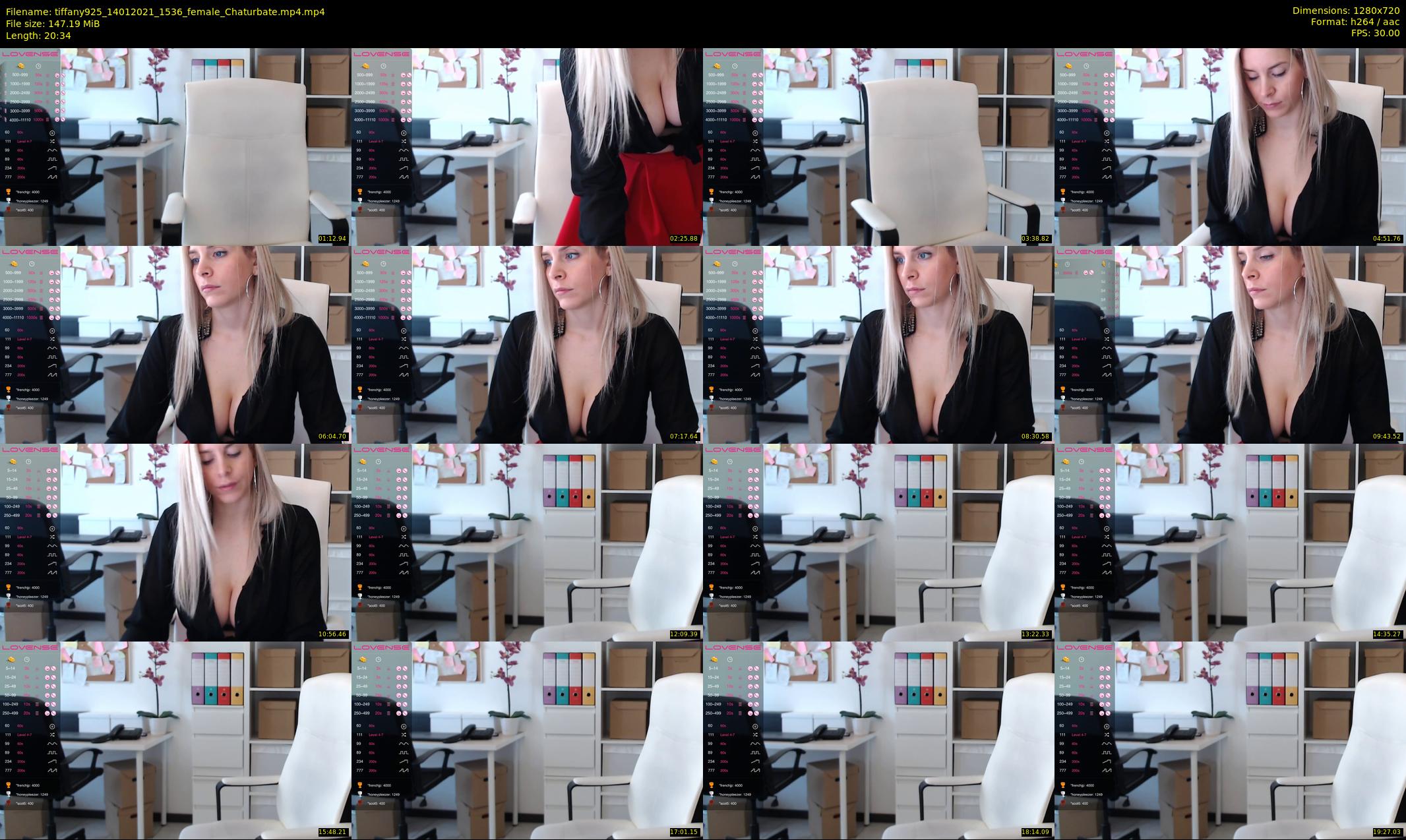 tiffany925 — 21 minute Chaturbate female cam show recording, 720p, Jan 14, 2021