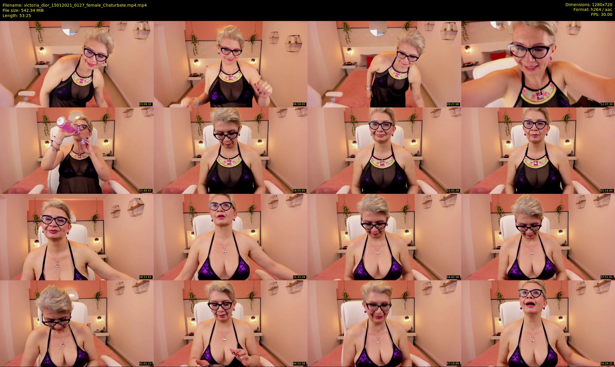 victoria_dior — 54 minute Chaturbate female cam show recording, 720p, Jan 15, 2021