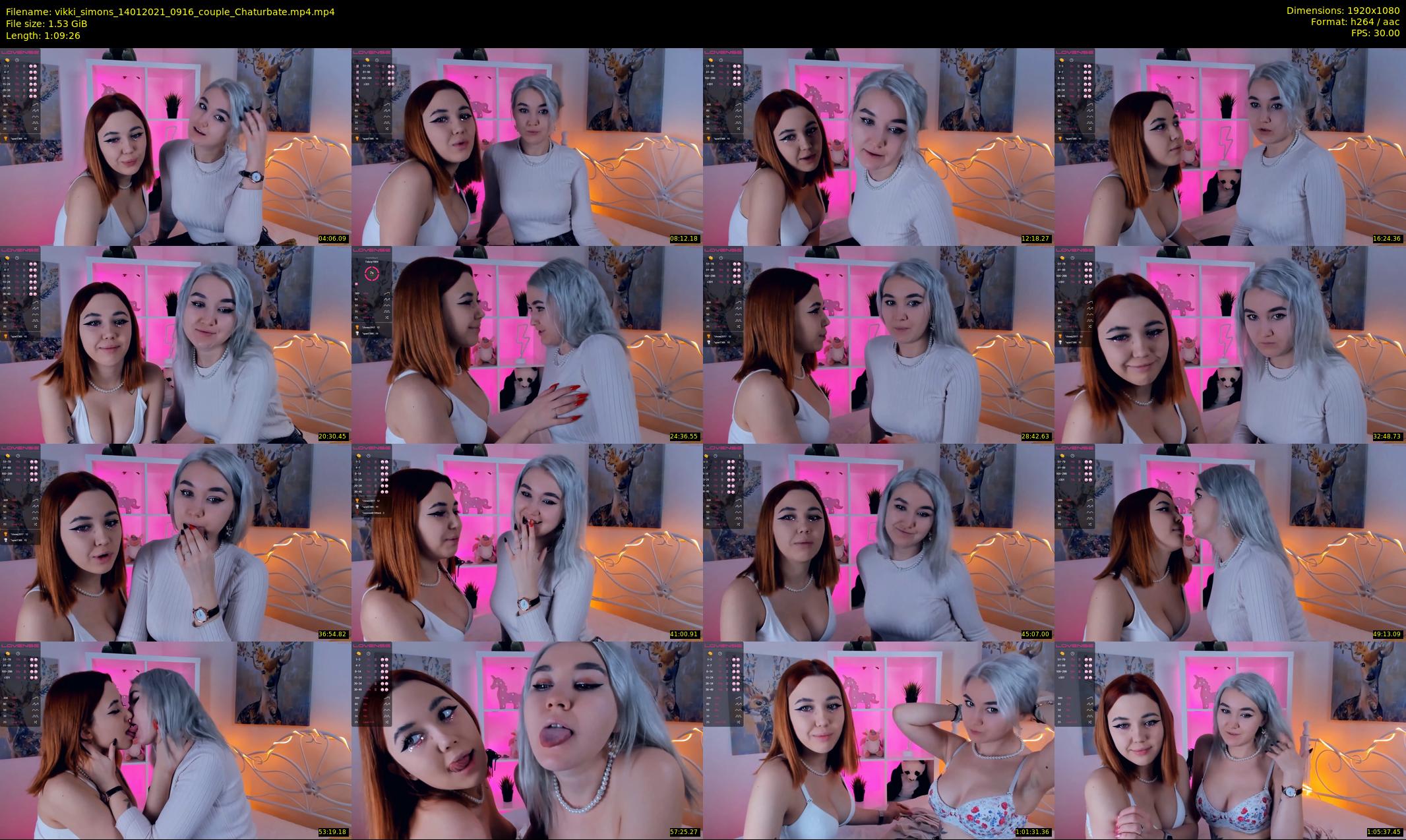 vikki_simons — 70 minute Chaturbate couple cam show recording, 1080p, Jan 14, 2021
