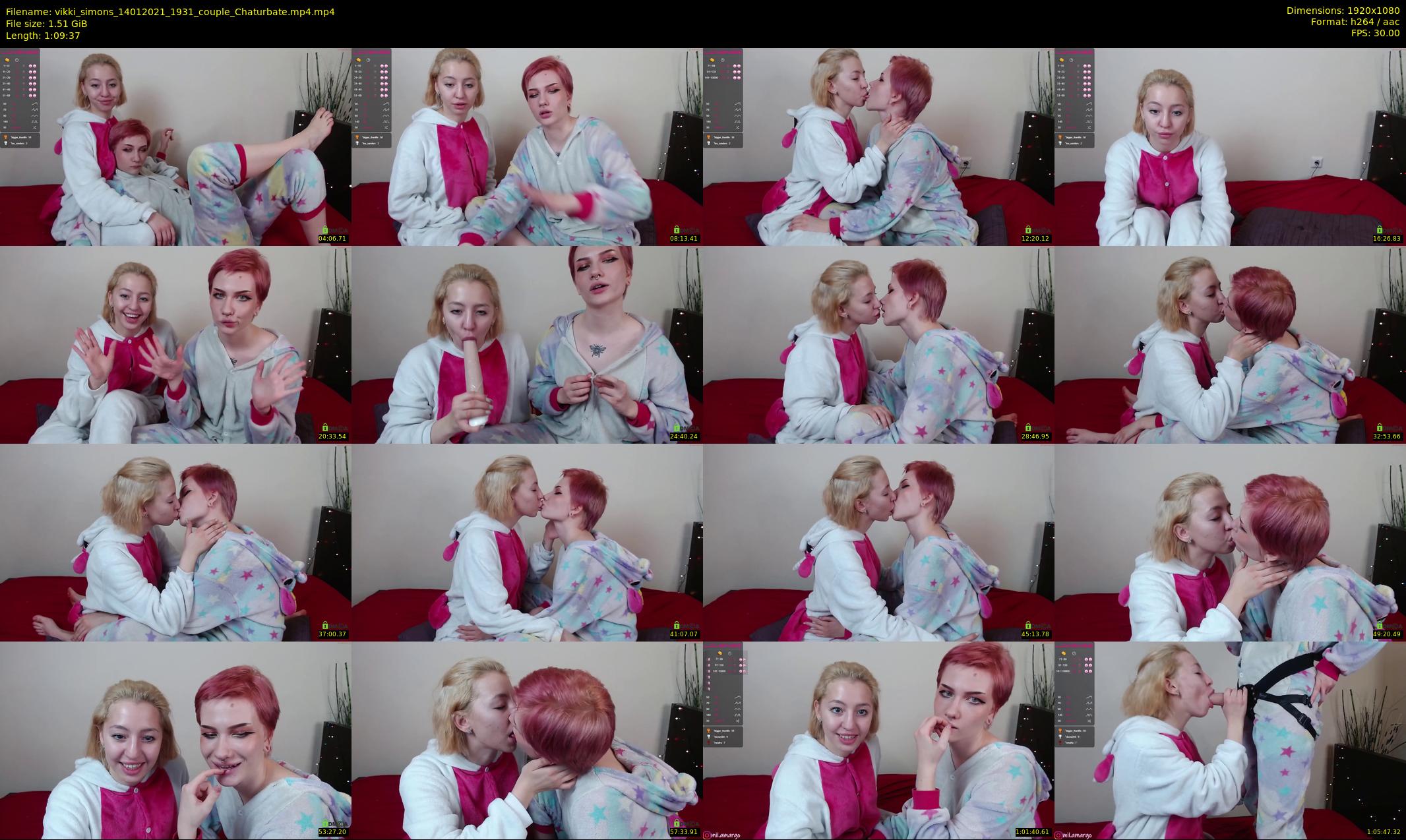 vikki_simons — 70 minute Chaturbate couple cam show recording, 1080p, Jan 14, 2021