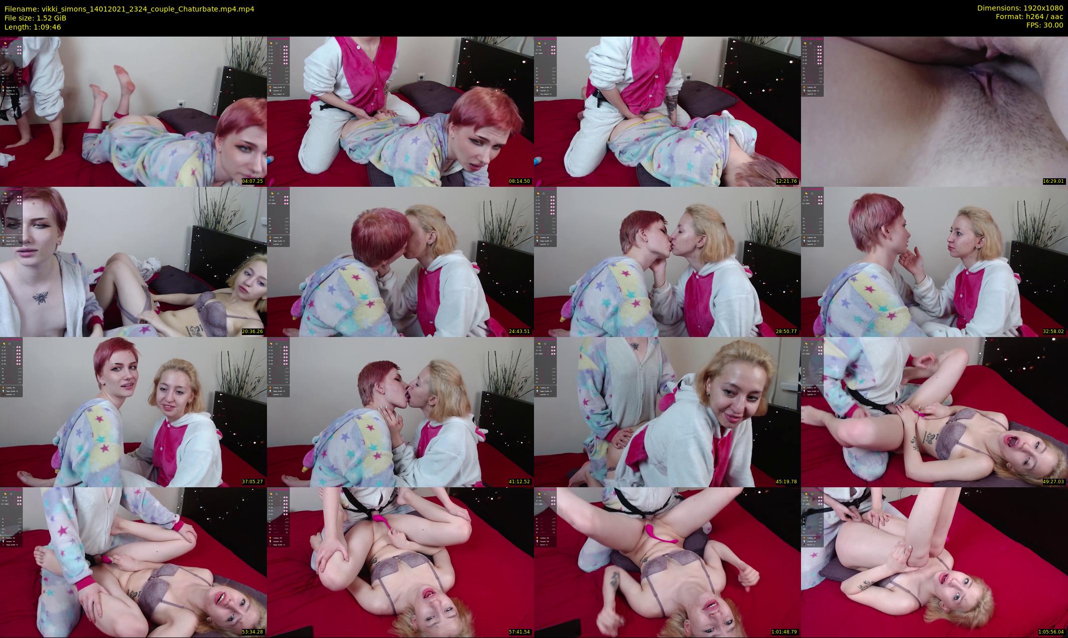 vikki_simons — 70 minute Chaturbate couple cam show recording, 1080p, Jan 14, 2021