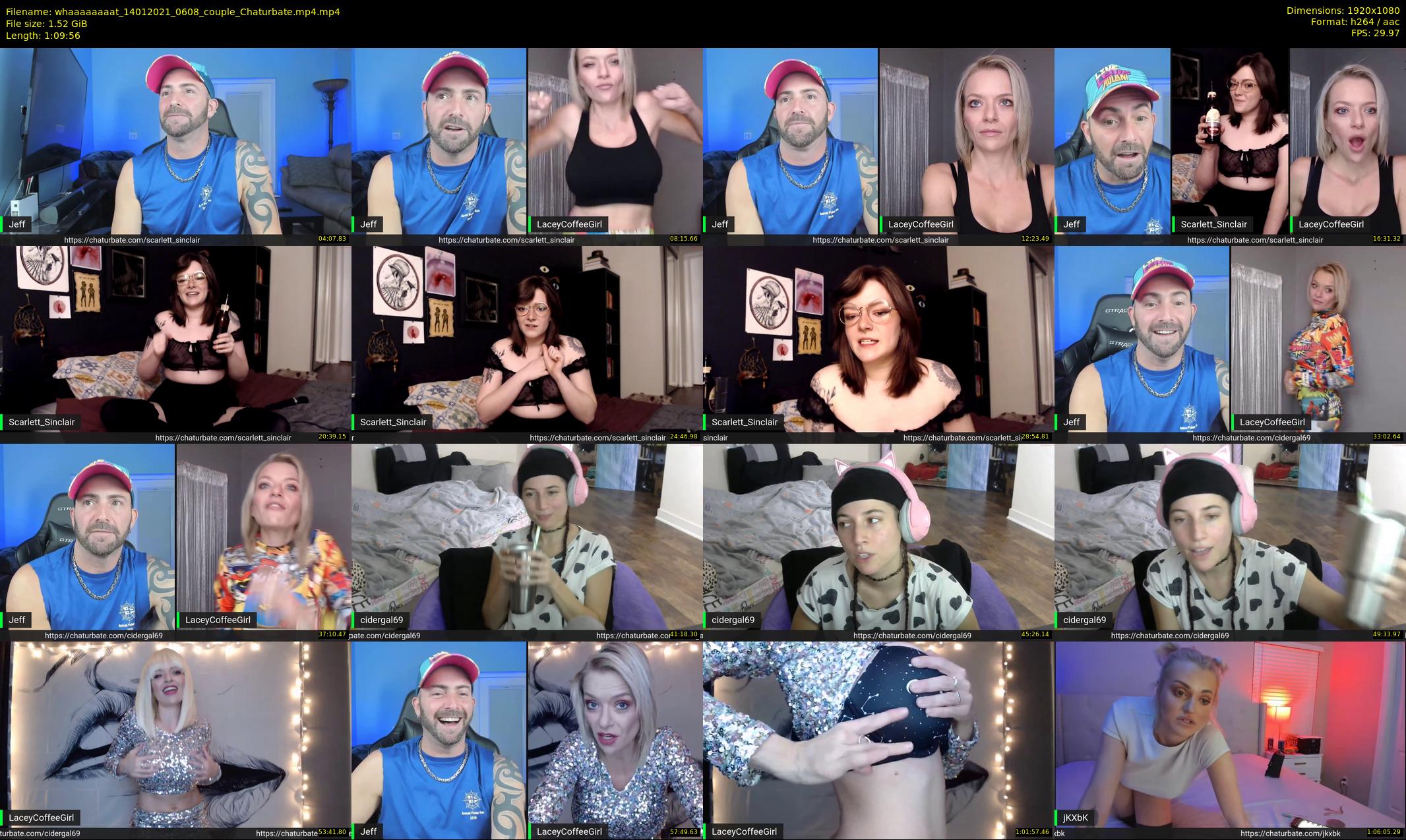 whaaaaaaaat — 70 minute Chaturbate couple cam show recording, 1080p, Jan 14, 2021