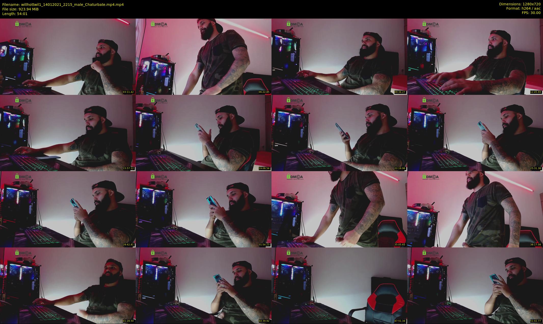willhottwil1 — 55 minute Chaturbate couple cam show recording, 720p, Jan 14, 2021