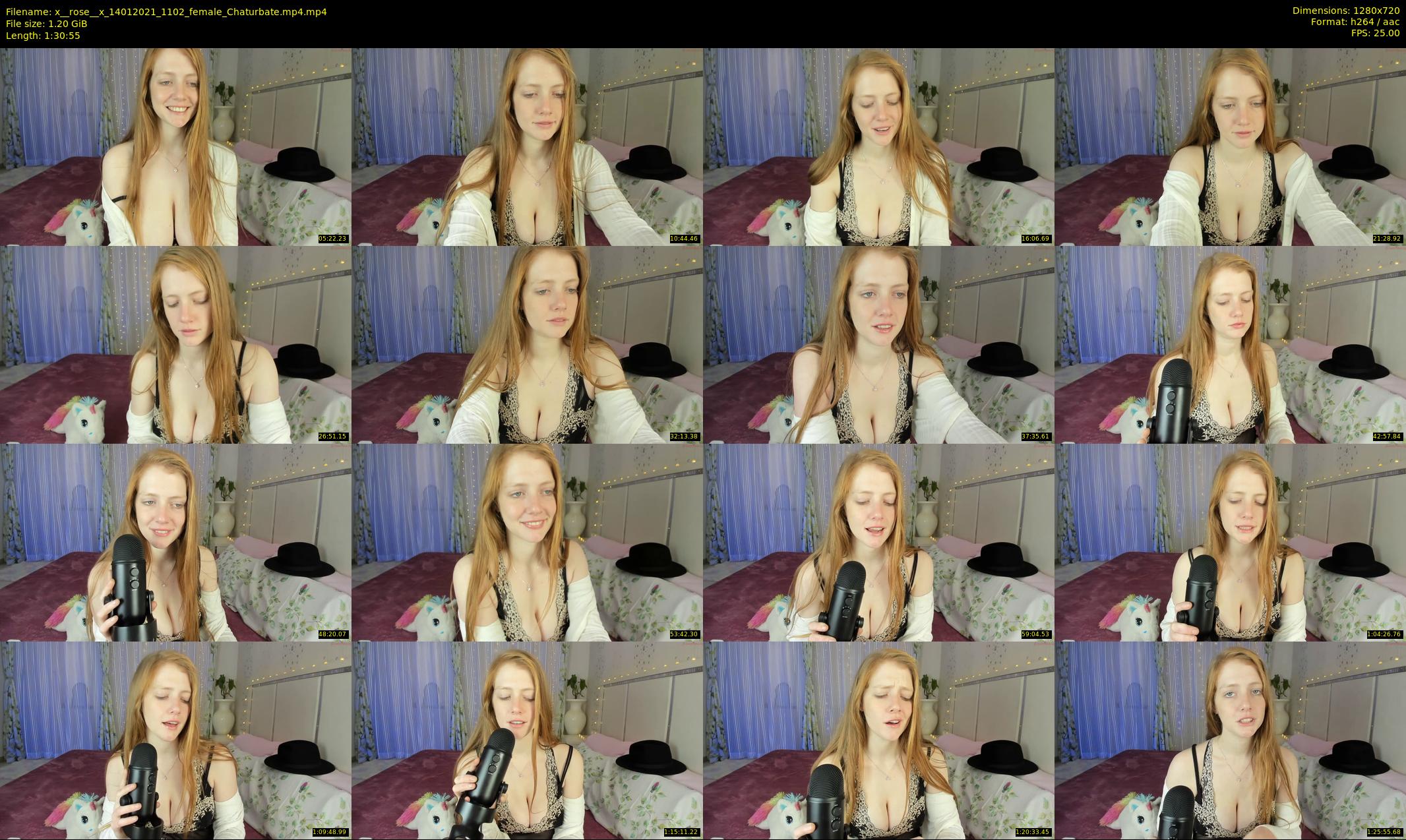 x__rose__x — 91 minute Chaturbate female cam show recording, 720p, Jan 14, 2021