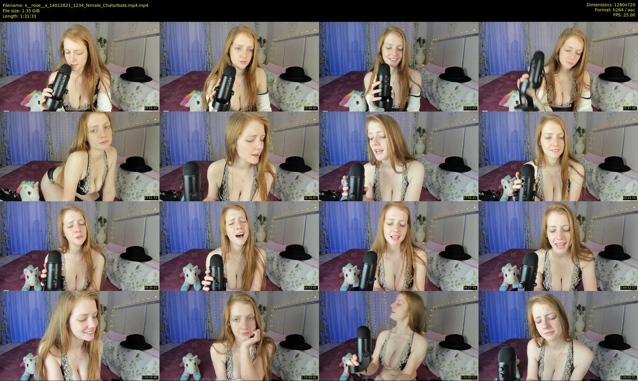 x__rose__x — 92 minute Chaturbate female cam show recording, 720p, Jan 14, 2021