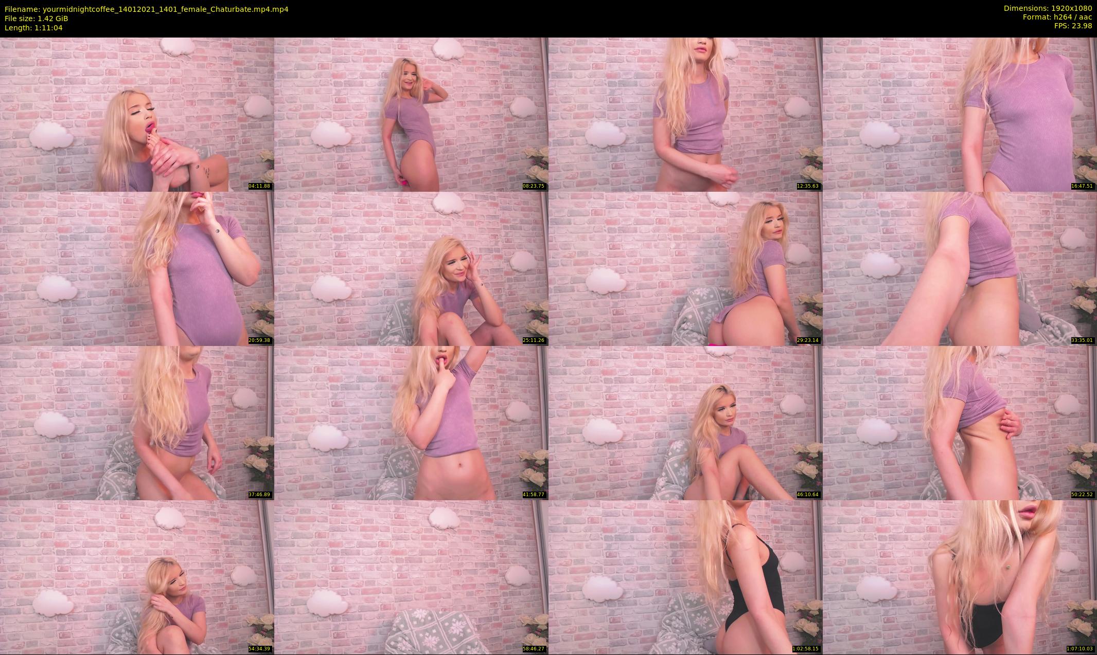 yourmidnightcoffee — 72 minute Chaturbate female cam show recording, 1080p, Jan 14, 2021