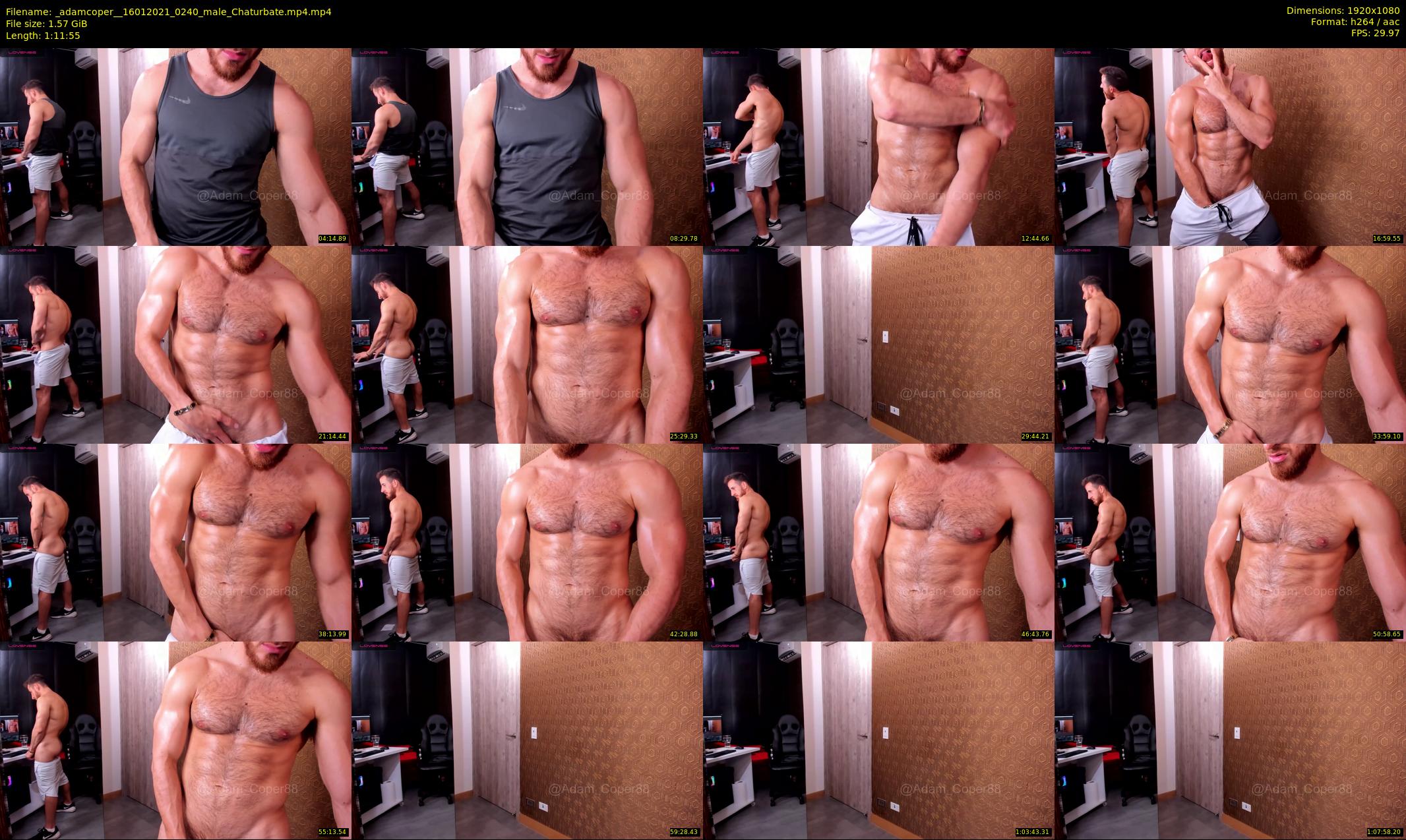 _adamcoper_ — 72 minute Chaturbate male cam show recording, 1080p, Jan 16, 2021