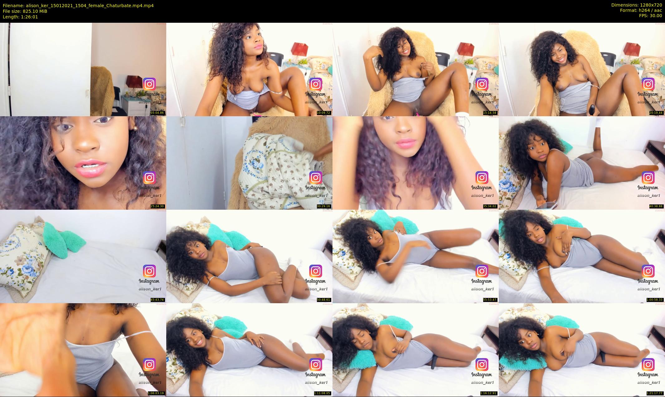 alison_ker — 87 minute Chaturbate female cam show recording, 720p, Jan 15, 2021