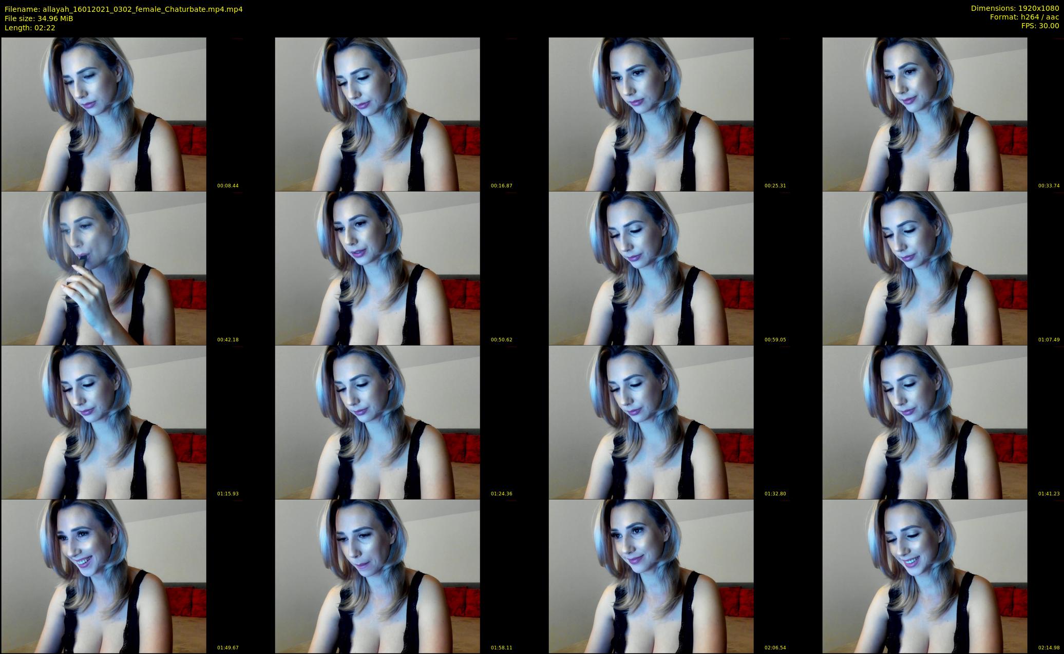 allayah — 3 minute Chaturbate female cam show recording, 1080p, Jan 16, 2021