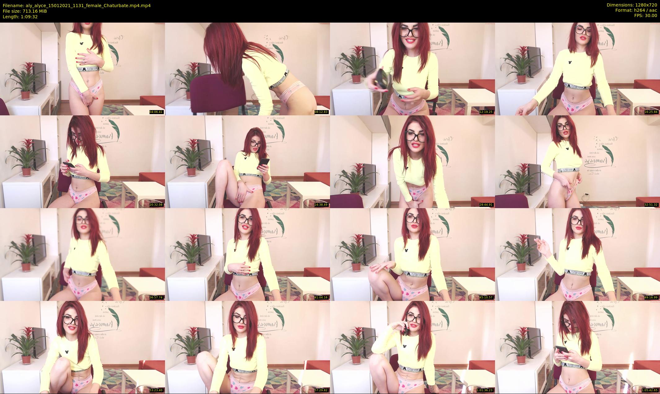 aly_alyce — 70 minute Chaturbate female cam show recording, 720p, Jan 15, 2021