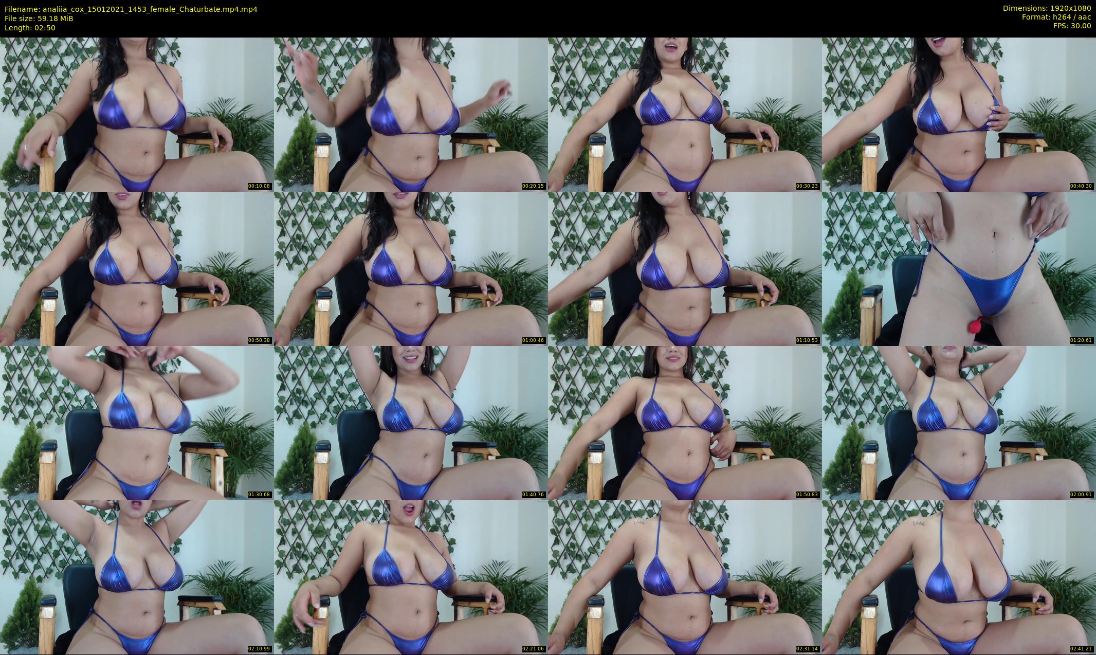 analiia_cox — 3 minute Chaturbate female cam show recording, 1080p, Jan 15, 2021