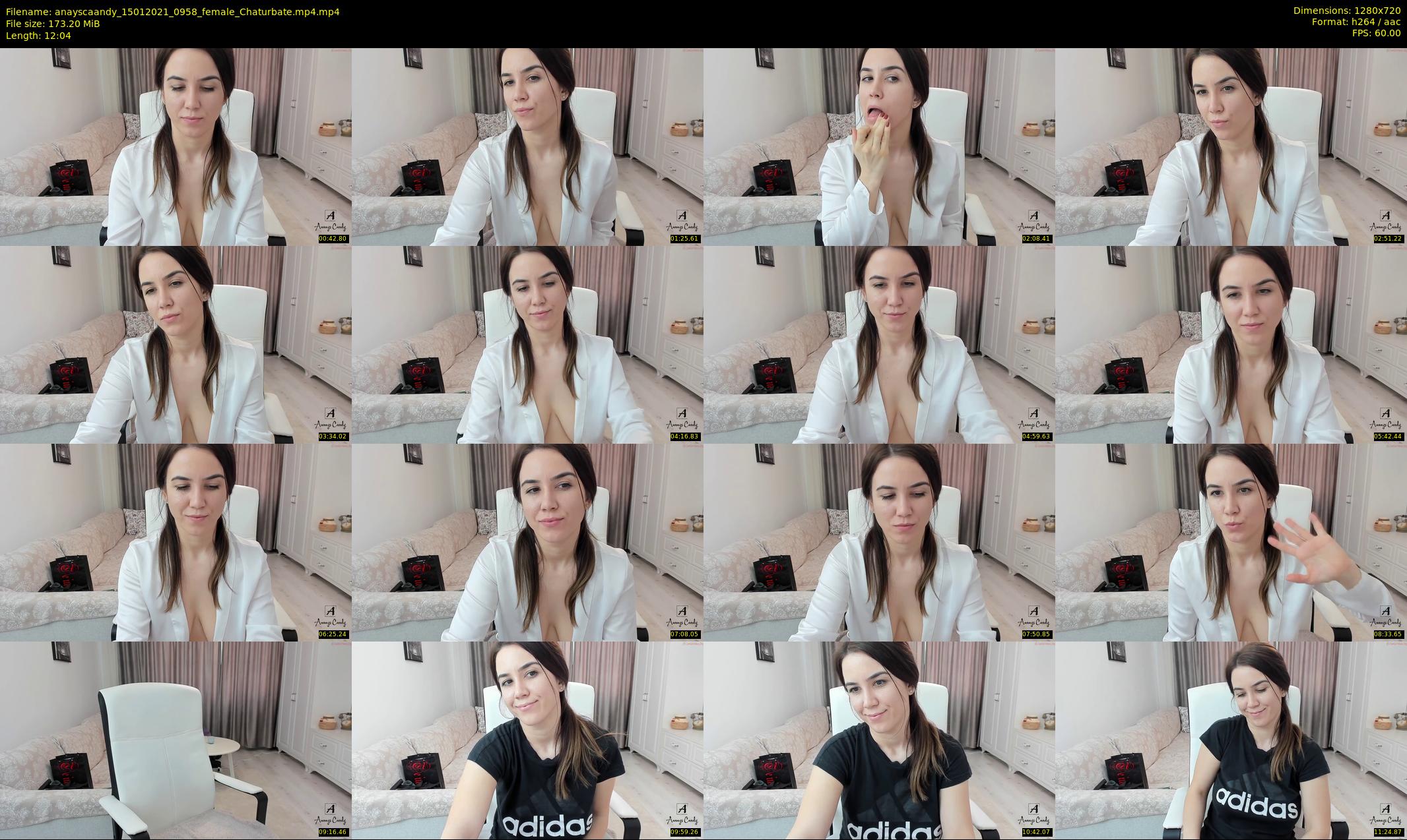 anayscaandy — 13 minute Chaturbate female cam show recording, 720p, Jan 15, 2021