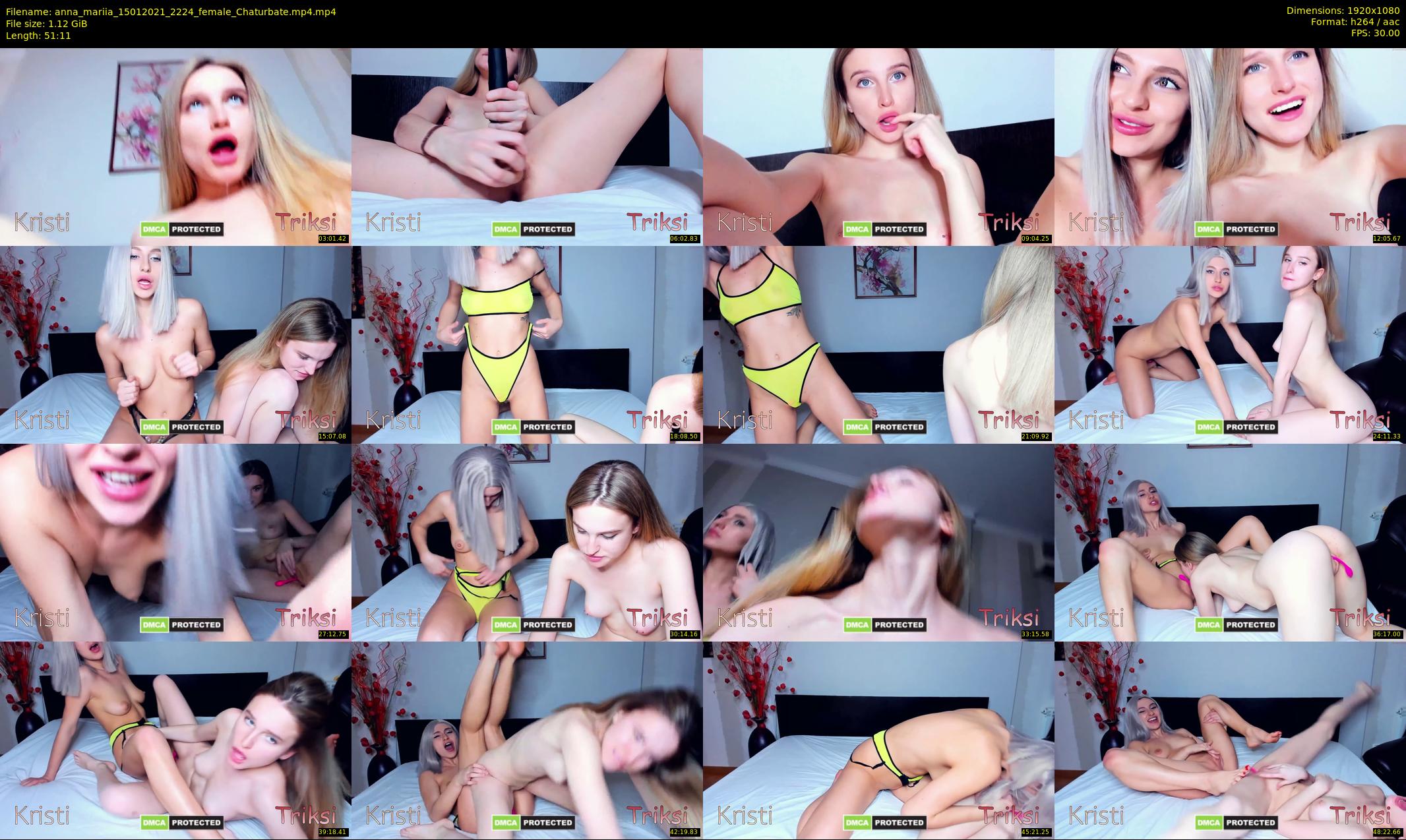 anna_mariia — 52 minute Chaturbate couple cam show recording, 1080p, Jan 15, 2021