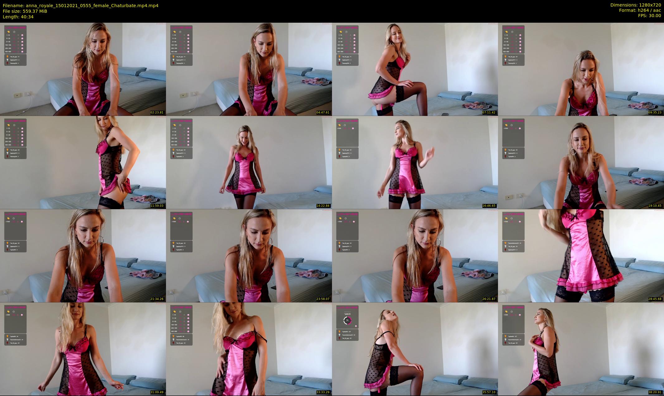 anna_royale — 41 minute Chaturbate female cam show recording, 720p, Jan 15, 2021