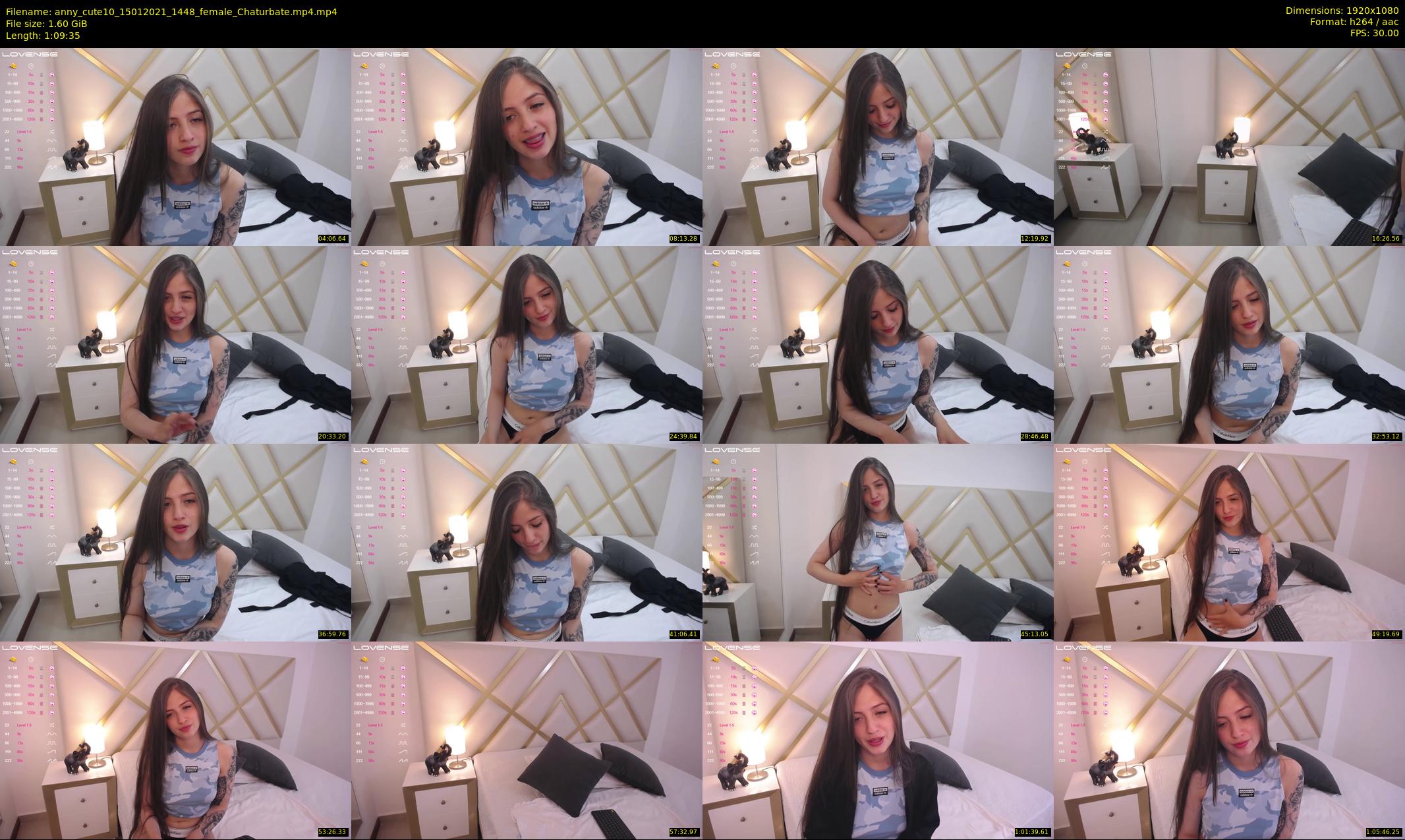 anny_cute10 — 70 minute Chaturbate female cam show recording, 1080p, Jan 15, 2021