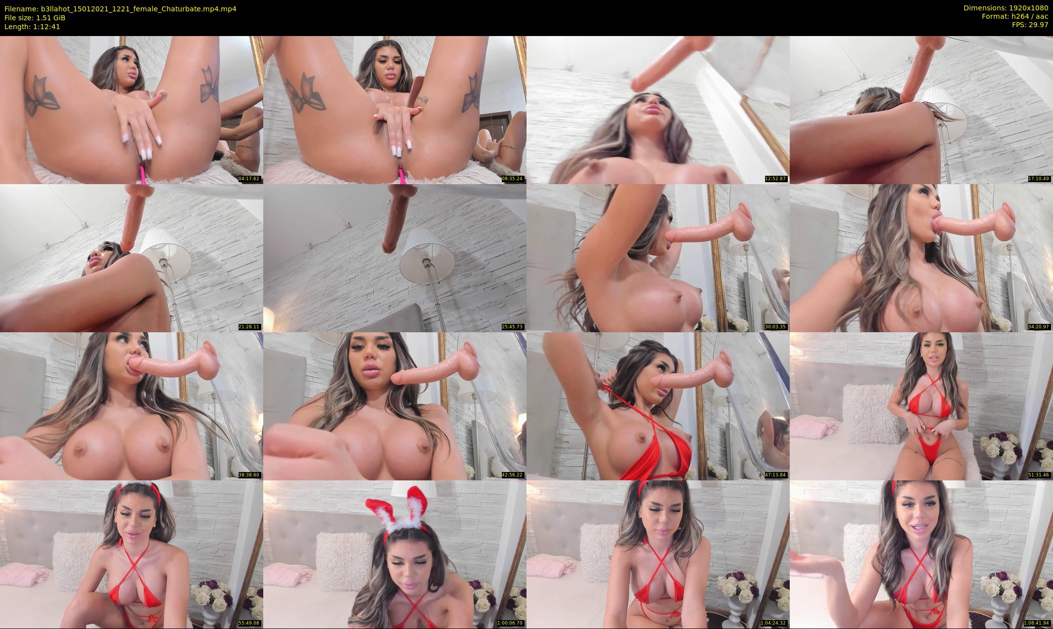 b3llahot — 73 minute Chaturbate female cam show recording, 1080p, Jan 15, 2021
