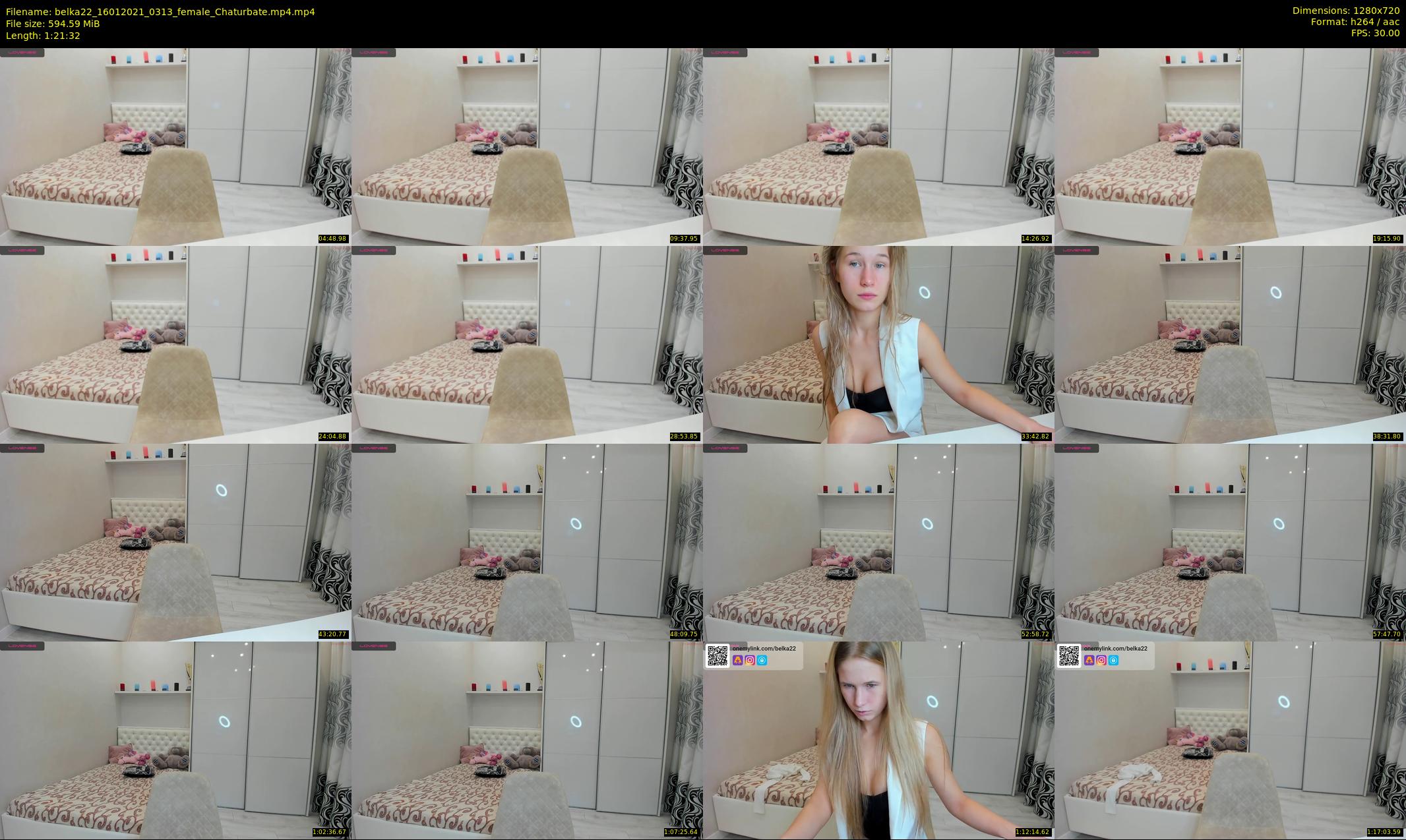 belka22 — 82 minute Chaturbate female cam show recording, 720p, Jan 16, 2021