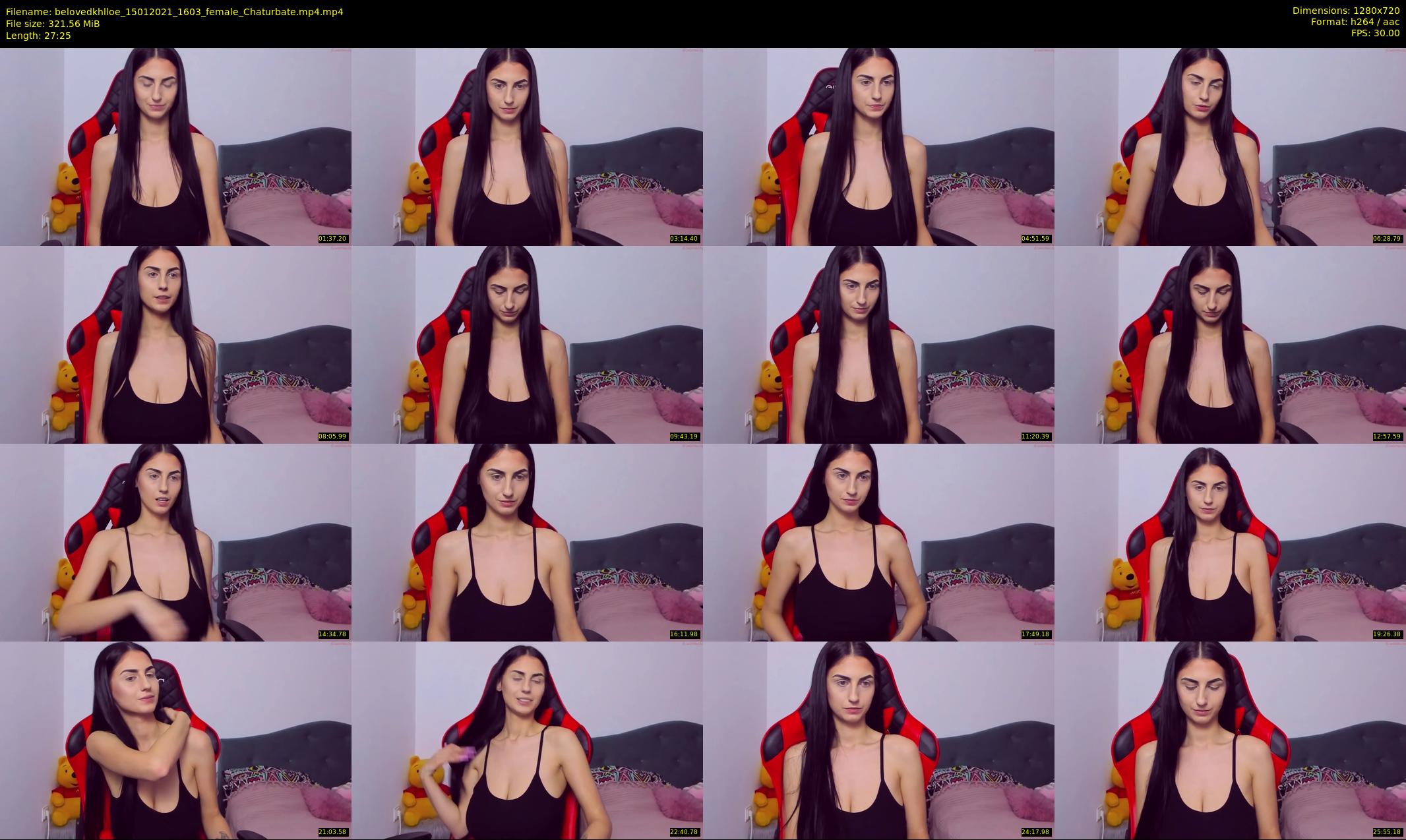 belovedkhlloe — 28 minute Chaturbate female cam show recording, 720p, Jan 15, 2021