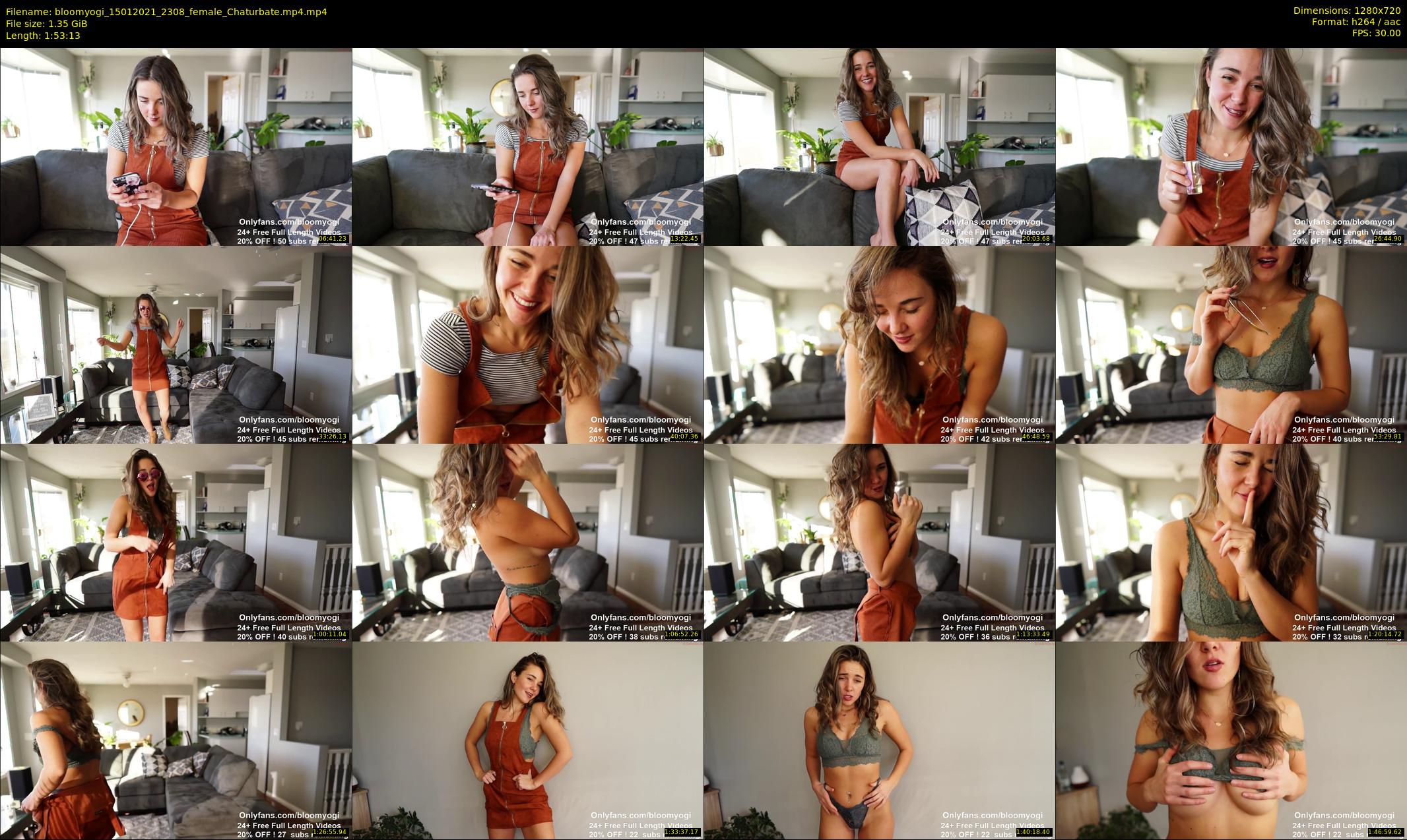 bloomyogi — 114 minute Chaturbate female cam show recording, 720p, Jan 15, 2021