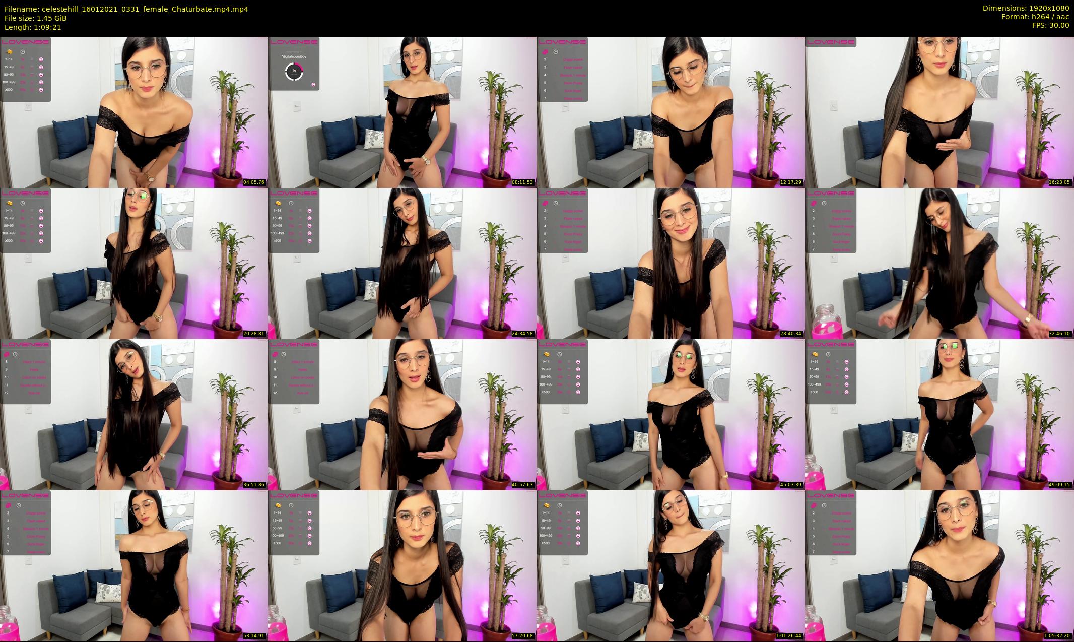 celestehill — 70 minute Chaturbate female cam show recording, 1080p, Jan 16, 2021